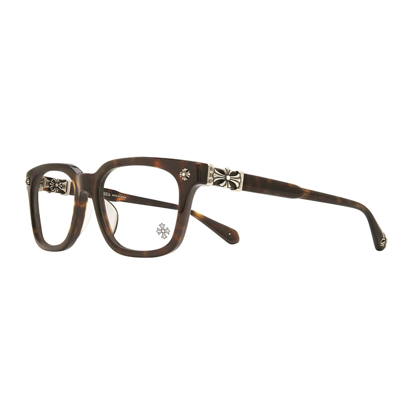 NIGO Chrome Hearts Men's Women's Solid Color Mirror Arm Carved Decoration Casual Fashion Square Glasses #nigo74883