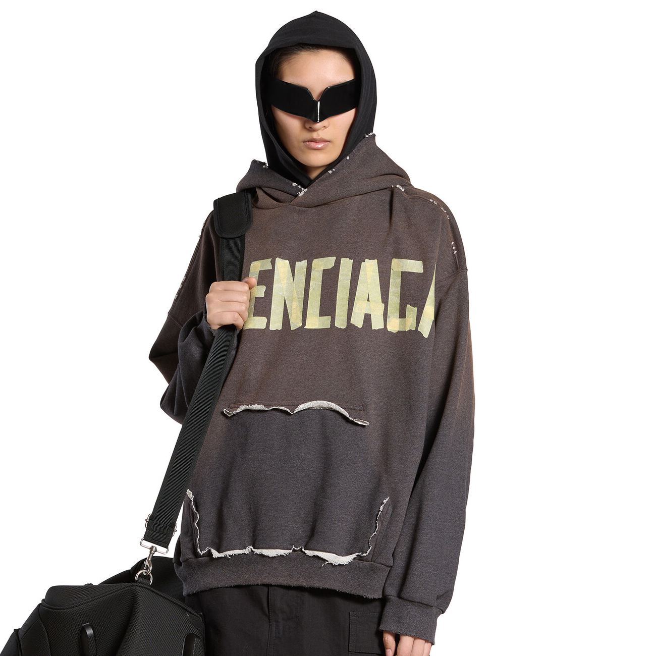NIGO Balenciaga Men's Spring Autumn Logo Letter Print Cotton Loose Fit Hooded Sweatshirt Hoodie #nigo74915