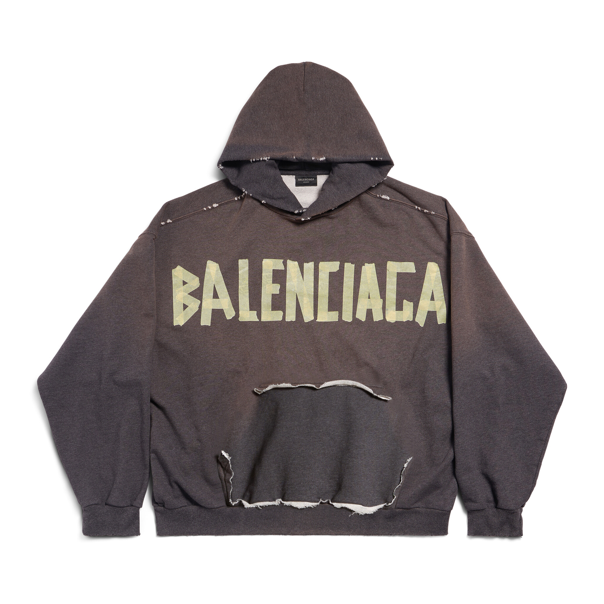 NIGO Balenciaga Men's Spring Autumn Logo Letter Print Cotton Loose Fit Hooded Sweatshirt Hoodie #nigo74915