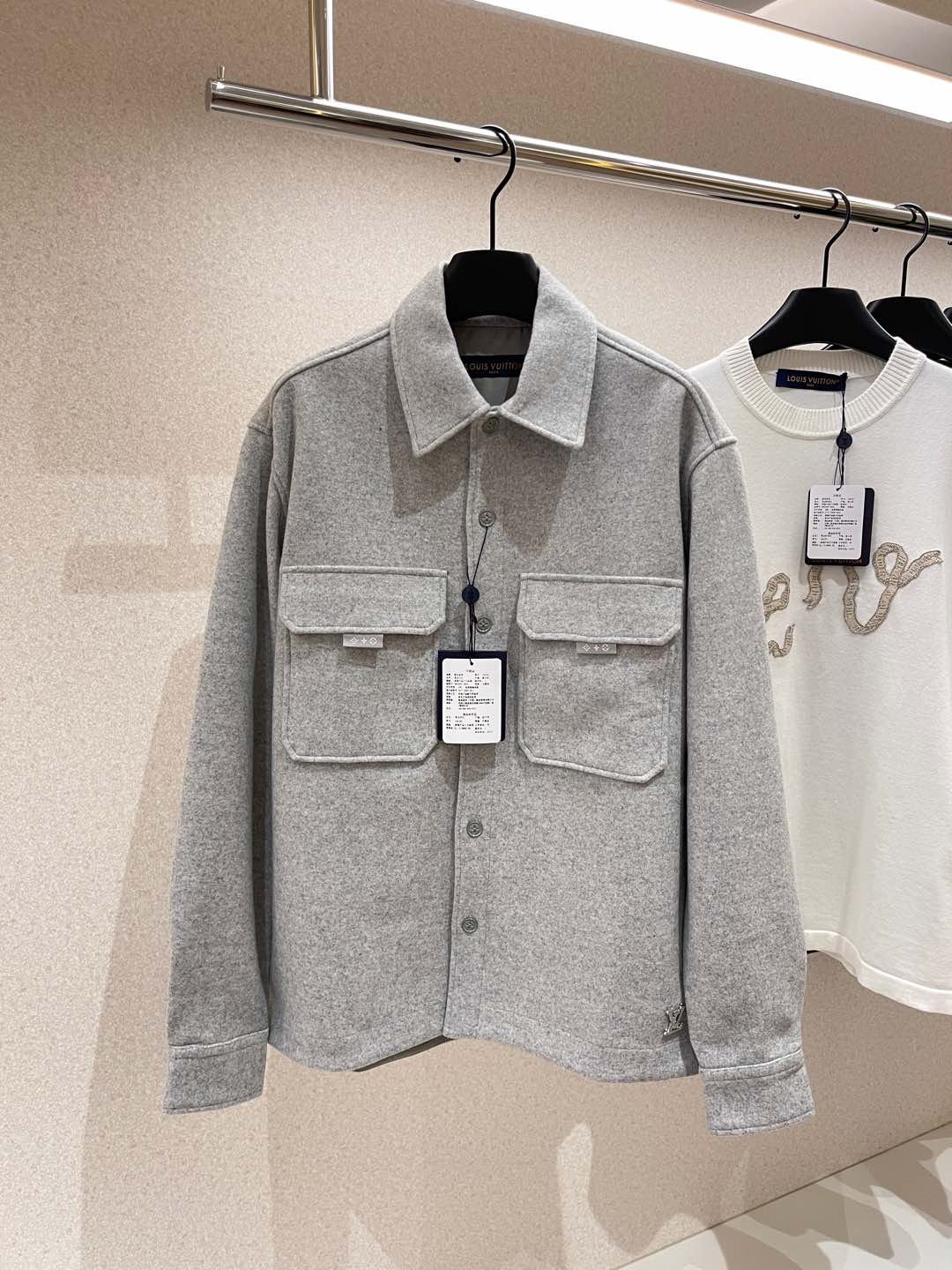 NIGO Louis Vuitton Men's Spring and Autumn Logo Decoration Floral Single Breasted Long Sleeve Shirt Jacket #nigo74897