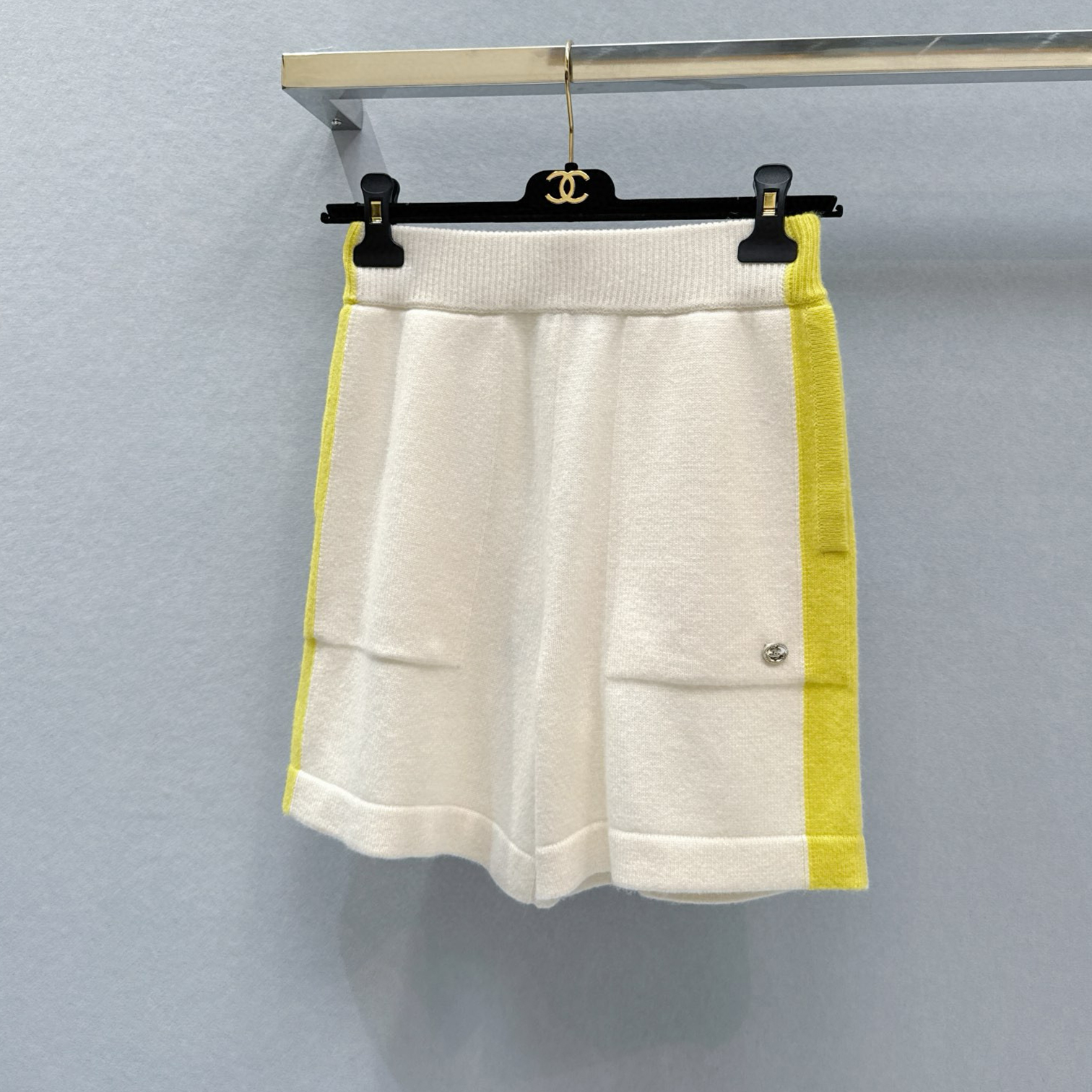 NIGO Chanel Women's Spring & Autumn Fashion Color Blocking Casual Knitted Shorts Ngvp #nigo9842