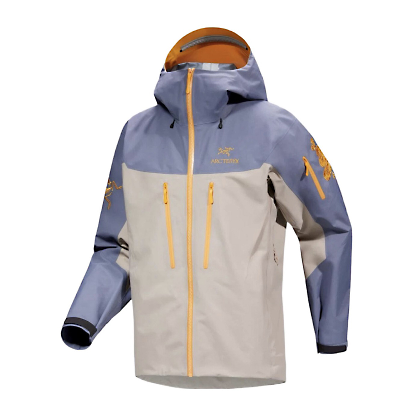 NIGO Arcteryx Men's Fall/Winter Zipper Hooded Long Sleeve Colorblocked Ski Jacket #nigo74917