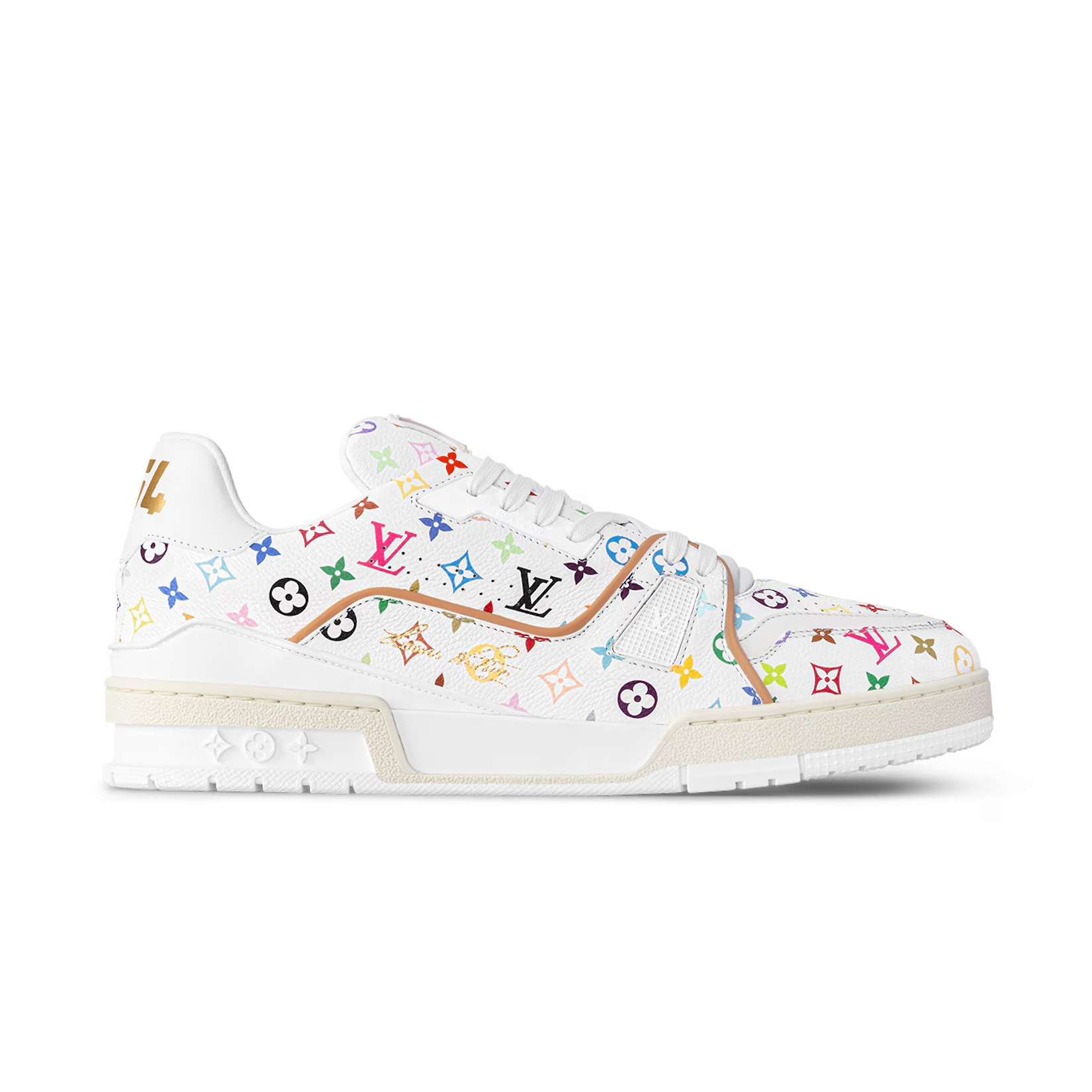 NIGO Louis Vuitton LV Trainer Men Women Solid Color LV SKATE Sneakers Casual Round Toe Retro Low Top Board Shoes #nigo74916