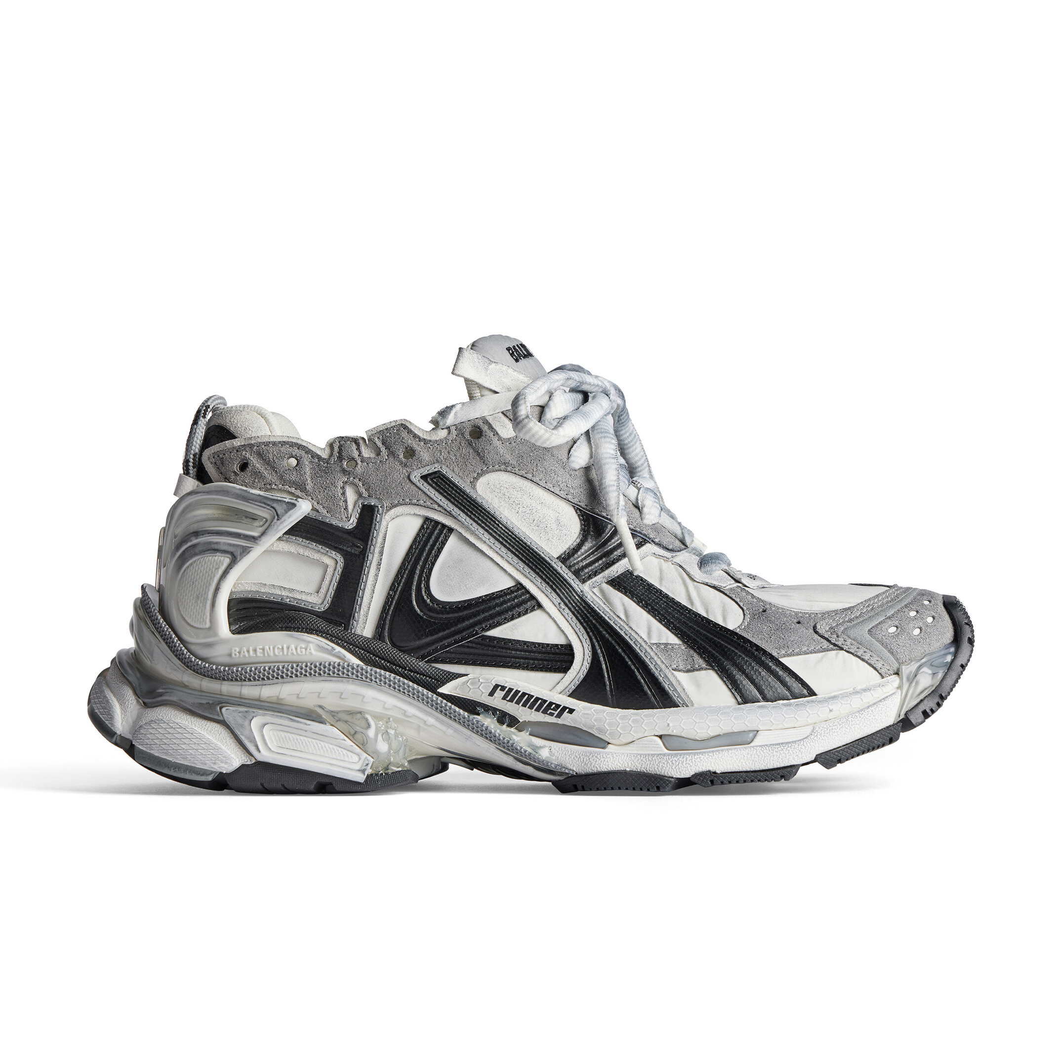 NIGO Balenciaga Runner Men's Women's Low-top Retro Trend Do Old Casual Lace-up Running Shoes #nigo74944