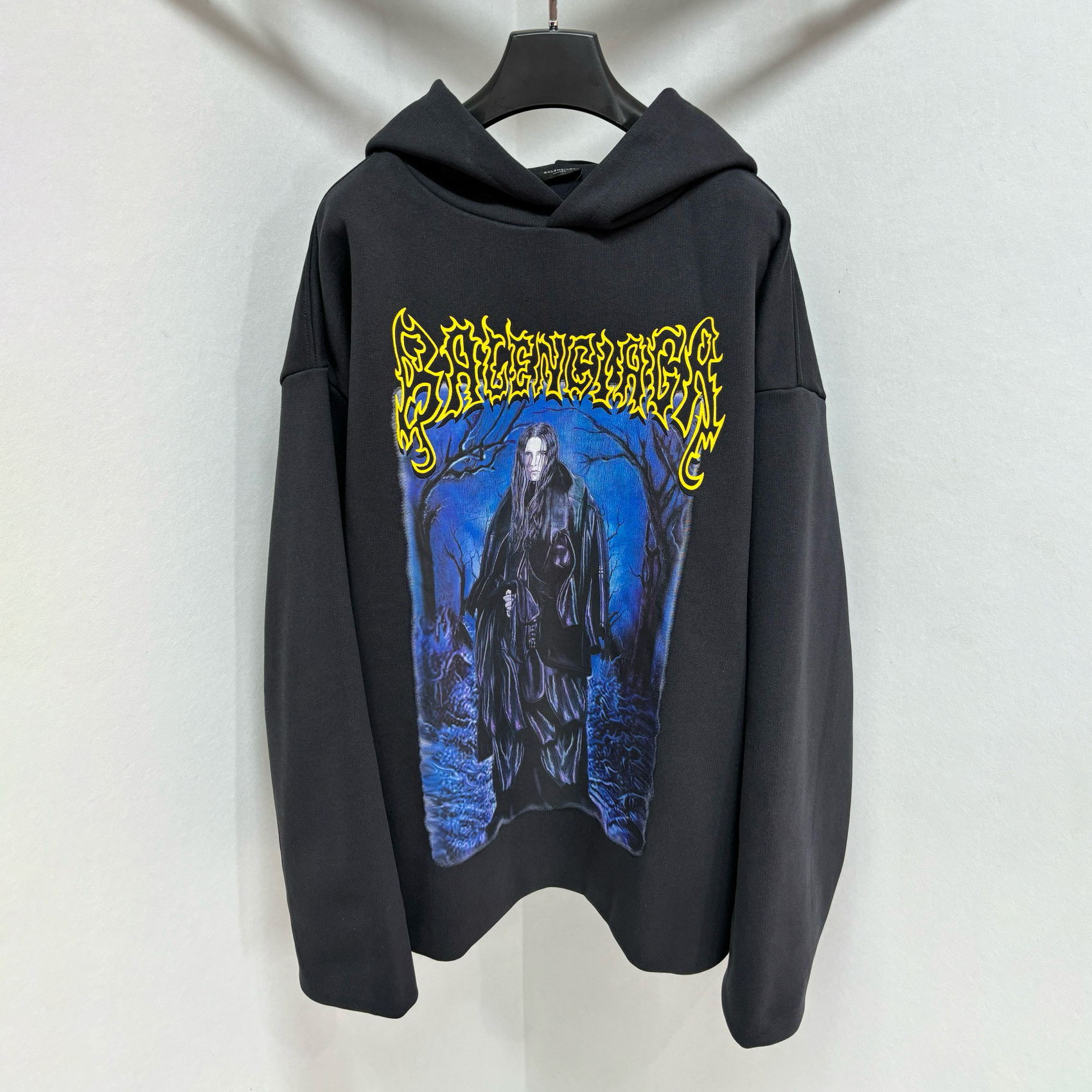 NIGO Balenciaga Men's Spring and Autumn Portrait Pattern Printed Solid Color Hooded Long Sleeve Sweatshirt #nigo74957