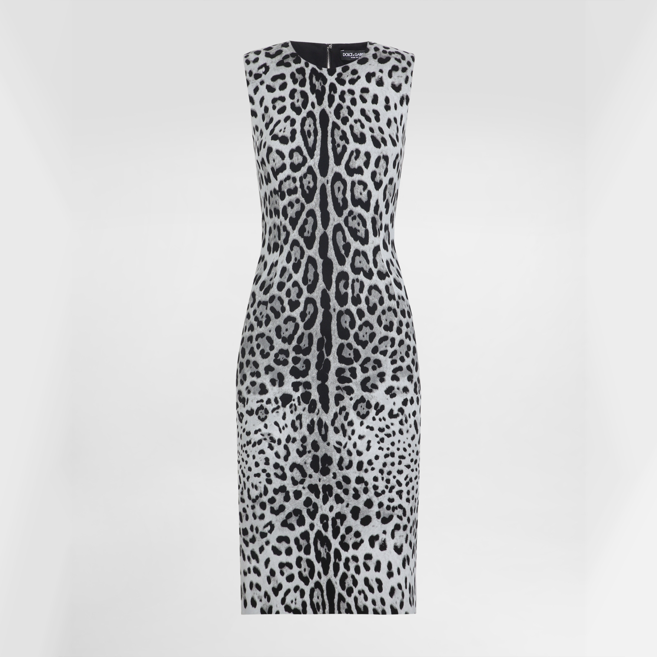 NIGO Dolce&Gabbana Women's Spring And Summer Leopard Print Mid-length Straight Dress Sleeveless Round Neck Temperament Elegant Long Dresses Ngvp #nigo9864