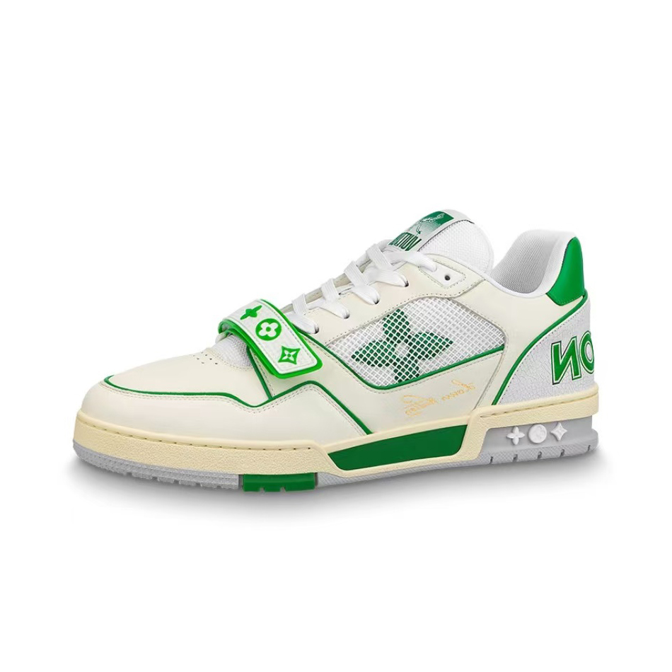 NIGO Louis Vuitton Lv Trainer Men's Fashionable Luxury Cowhide Colour Block Casual Sneakers Shoes #nigo74961