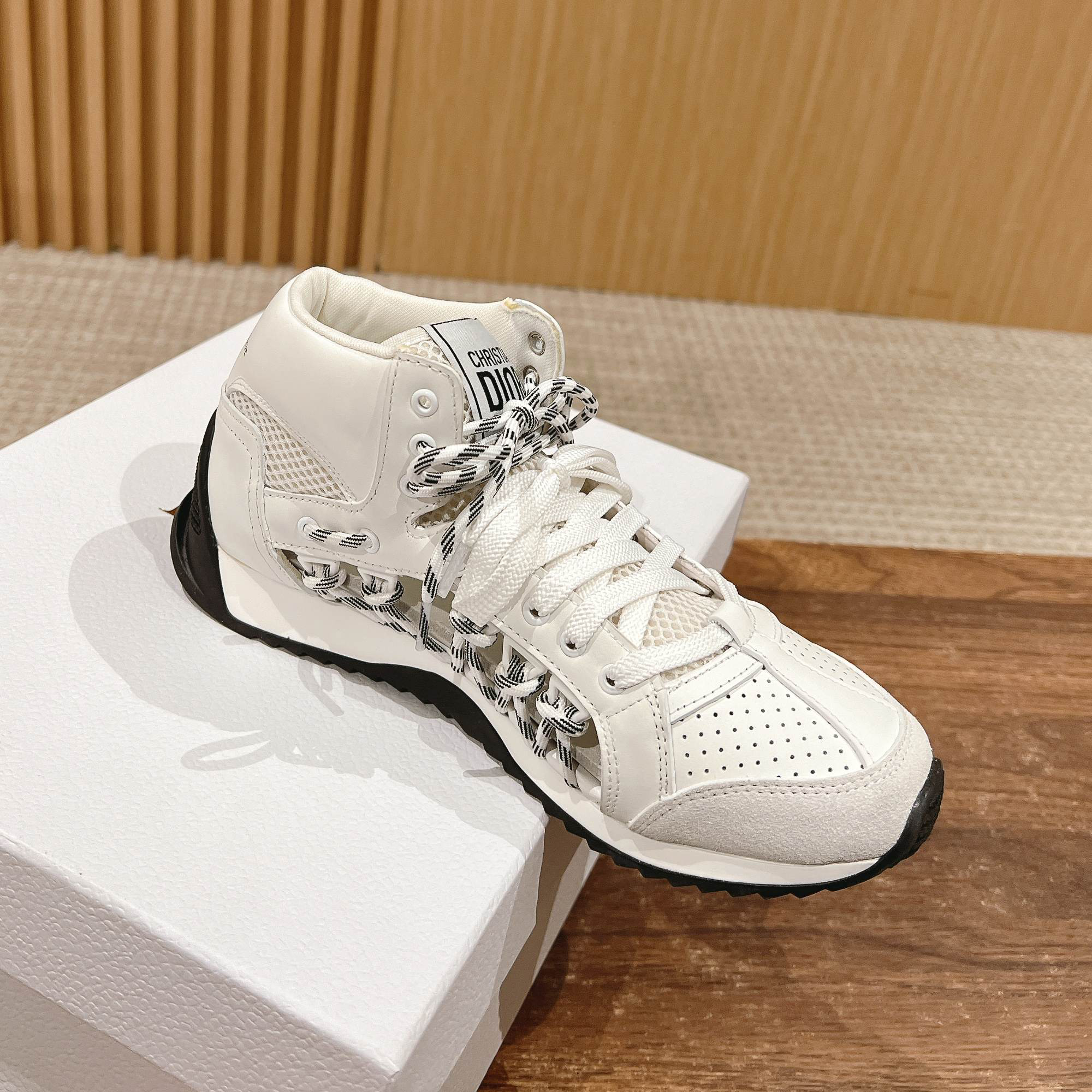 NIGO Dior Women's Solid Color Casual Double Lace Up Low Top Sneakers Shoes #nigo74972