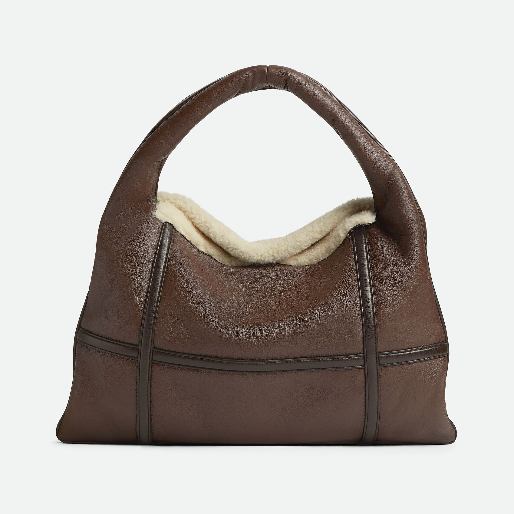 NIGO Bottega Veneta Women's Hop Shoulder Backpack Casual Colorblocking Fur One Plush Tote Handbag Bags 806093V2GR22055 Ngvp #nigo9849