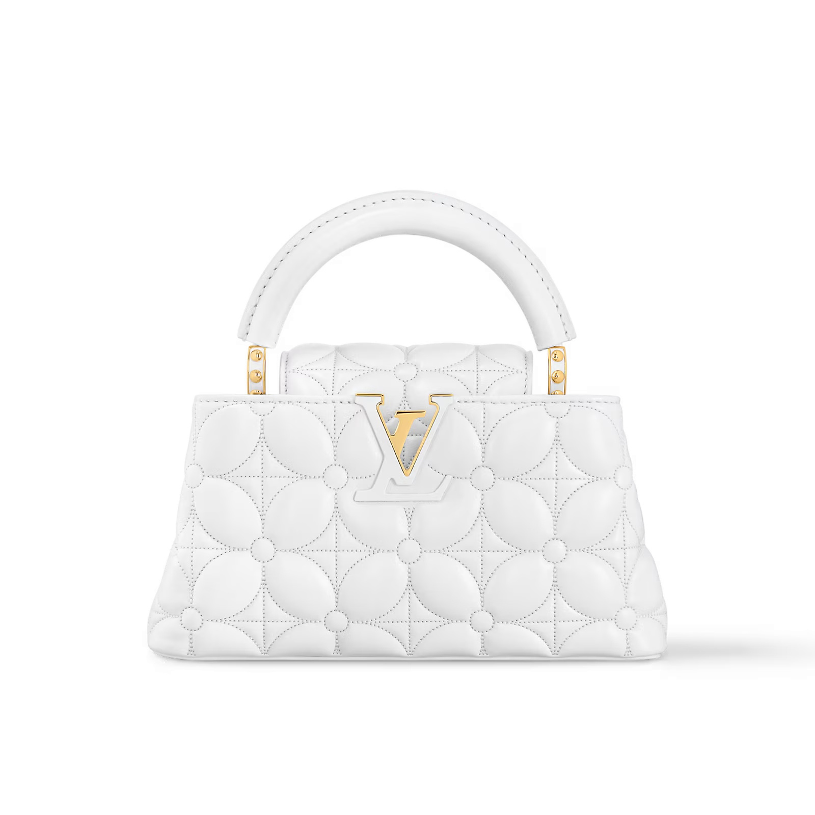 NIGO Louis Vuitton Capucines East-West Women's Monogram Logo Solid Color Leather Shoulder Crossbody Tote Bag Bags #nigo75155