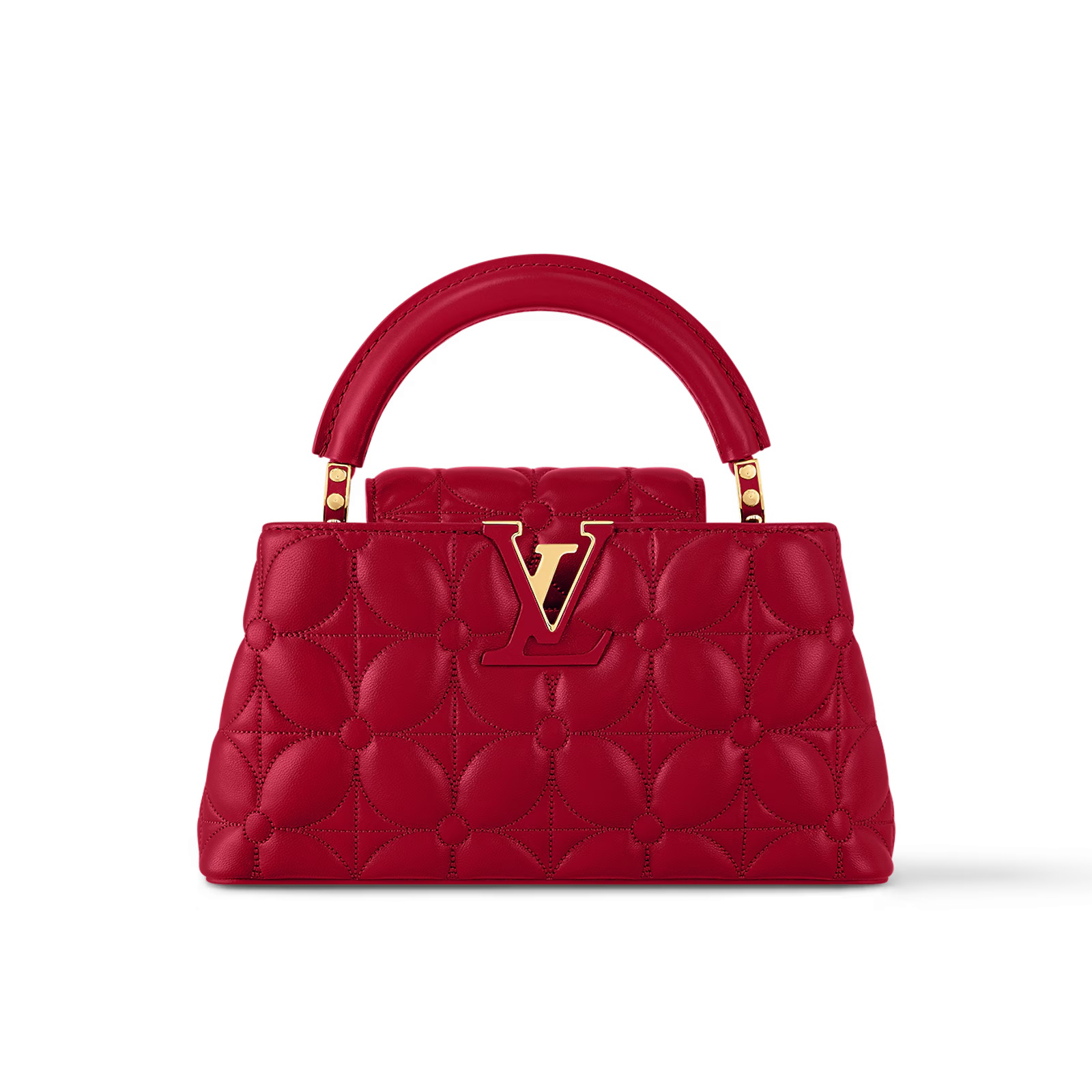 NIGO Louis Vuitton Capucines East-West Women's Monogram Logo Solid Color Leather Shoulder Crossbody Tote Bag Bags #nigo75155