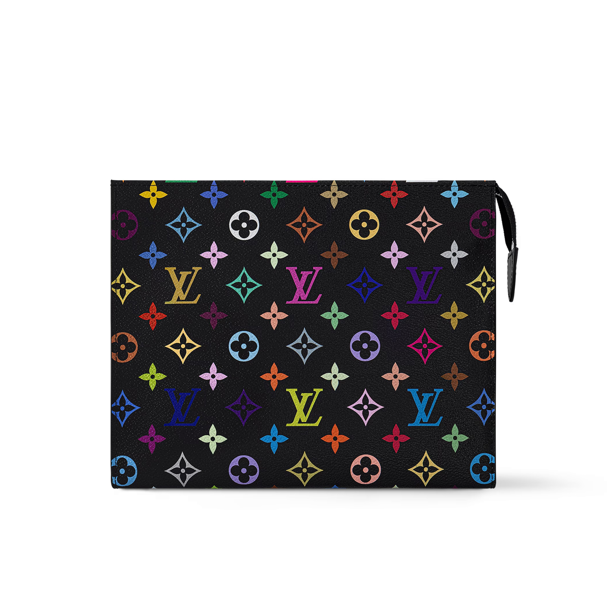 NIGO Louis Vuitton LV x TM Women's Colorful Logo Print Zipper Closure Coated Canvas Clutch Bag Bags #nigo75164