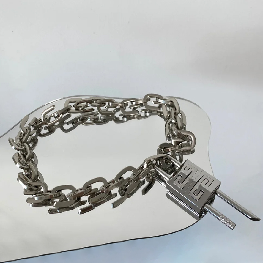 NIGO Givenchy lock necklace