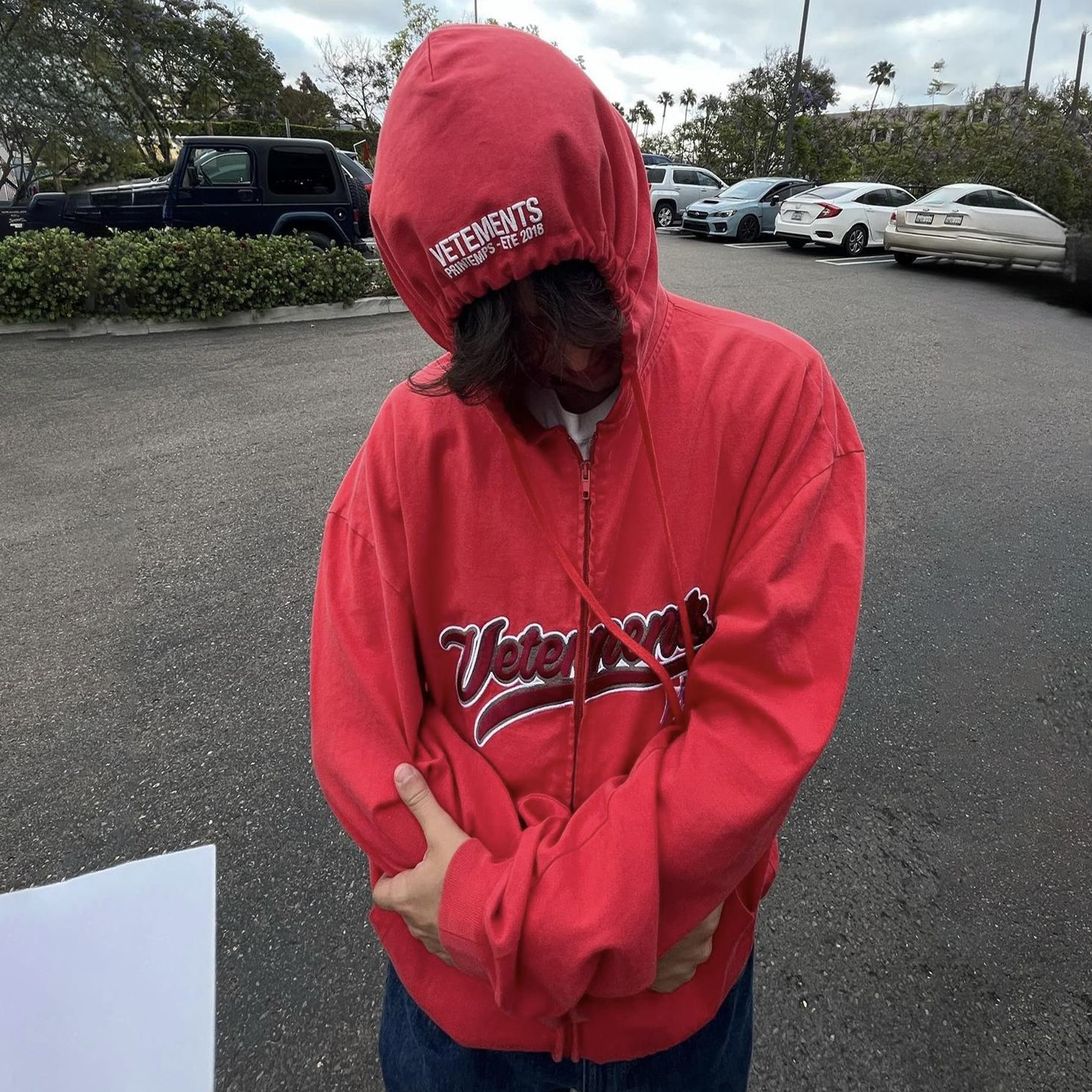 NIGO Vetements Men's Red Retro High Street Zip Printed Pullover Hoodie Short Sweatshirt Fashion Spring And Autumn Trend Loose Sweatshirt Jacket #nigo71855