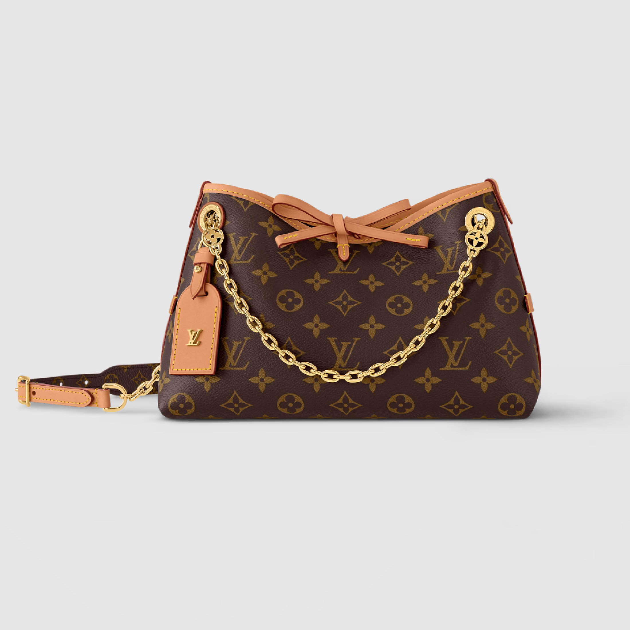 NIGO Louis Vuitton Carryall BB Handbag Monogram Printed Cowhide Crossbody Bag Metal Decoration Tie Strap Fashionable Temperament Bag Bags M13014 #nigo71854