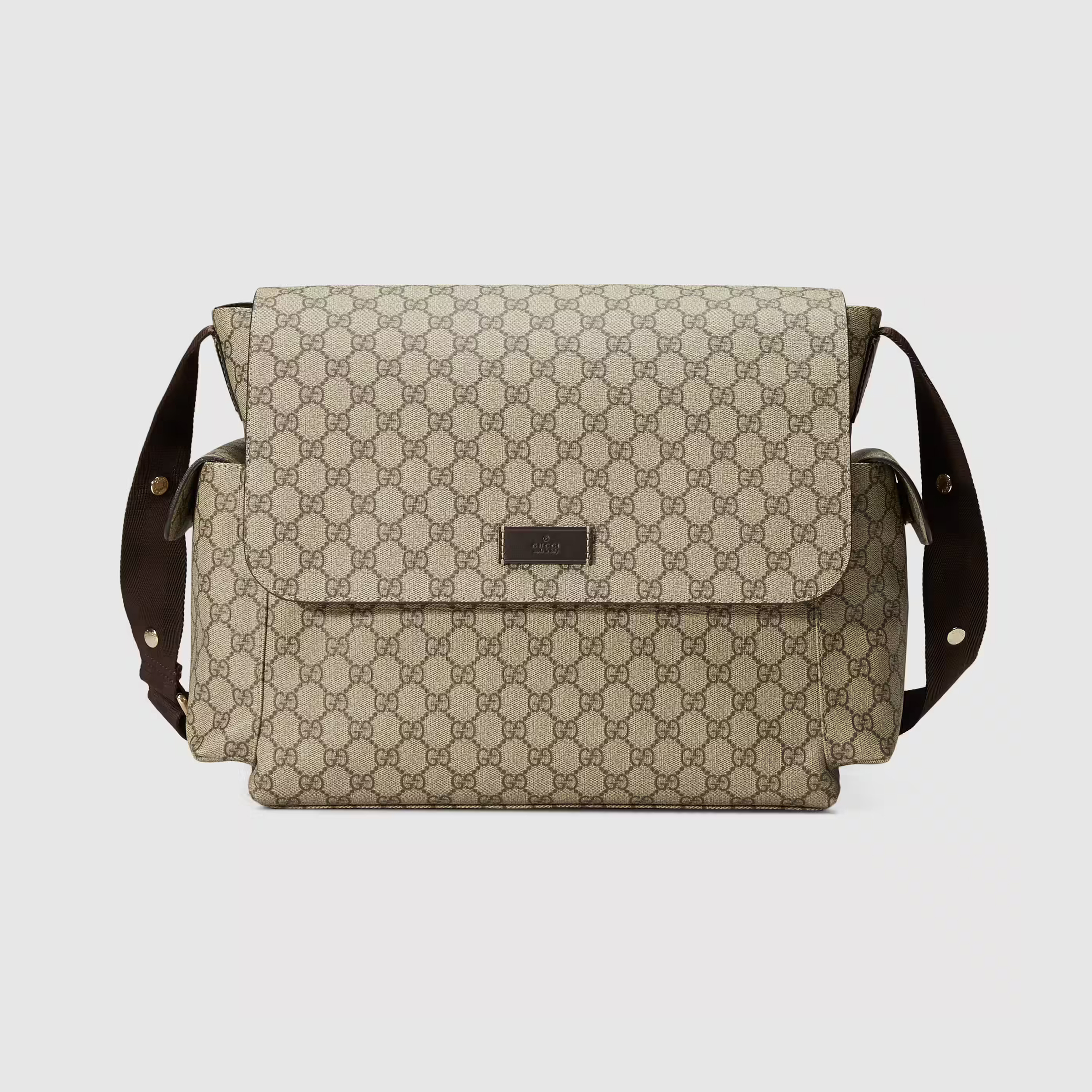 NIGO Gucci Kid's Logo Leather Logo Mommy Bag Shoulder Crossbody Bag #nigo37445