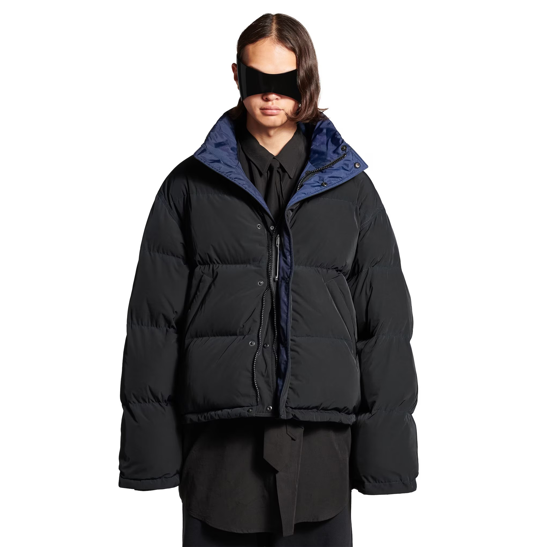 NIGO Balenciaga Men's Women's Loop Sports Icon Solid Color Zipper Loose Reversible Puffer Down Jacket #nigo71871