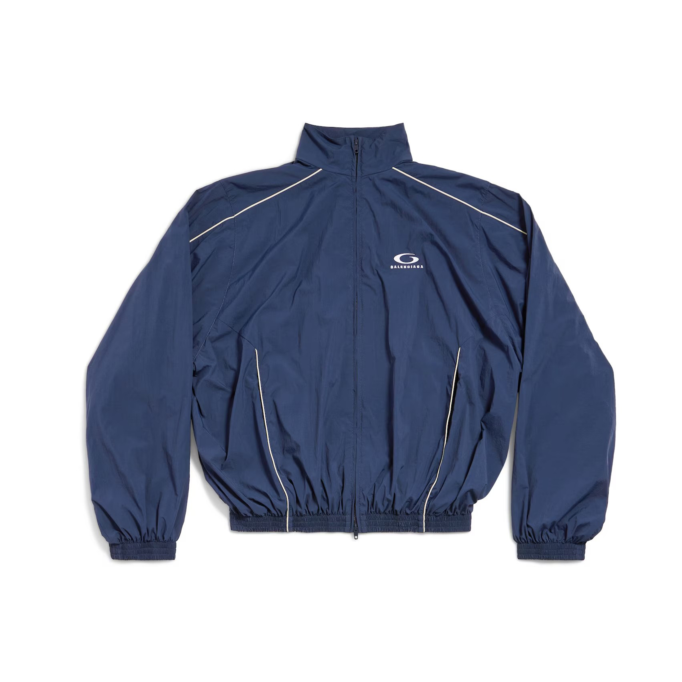 NIGO Balenciaga Men's Spring And Autumn Solid Color Loop Sports Icon Embroidered High Neck Long Sleeve Loose Fit Tracksuit Jacket #nigo71873