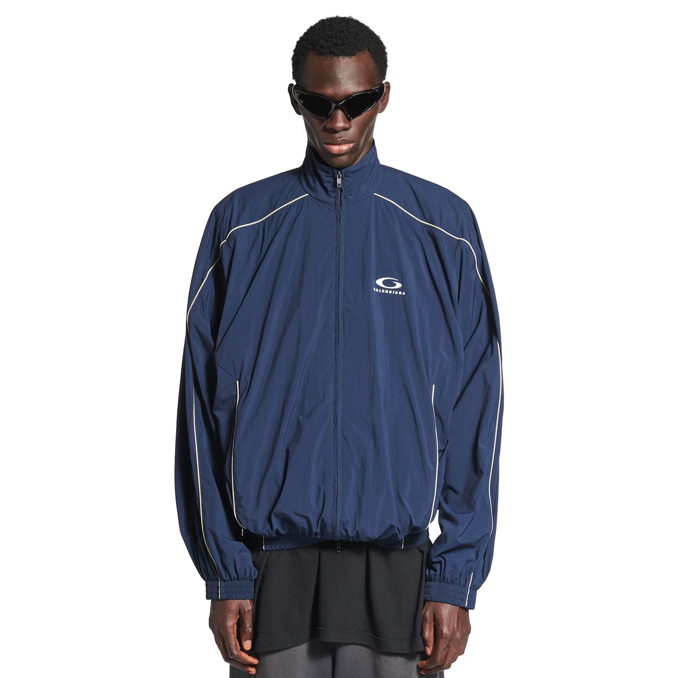 NIGO Balenciaga Men's Spring And Autumn Solid Color Loop Sports Icon Embroidered High Neck Long Sleeve Loose Fit Tracksuit Jacket #nigo71873