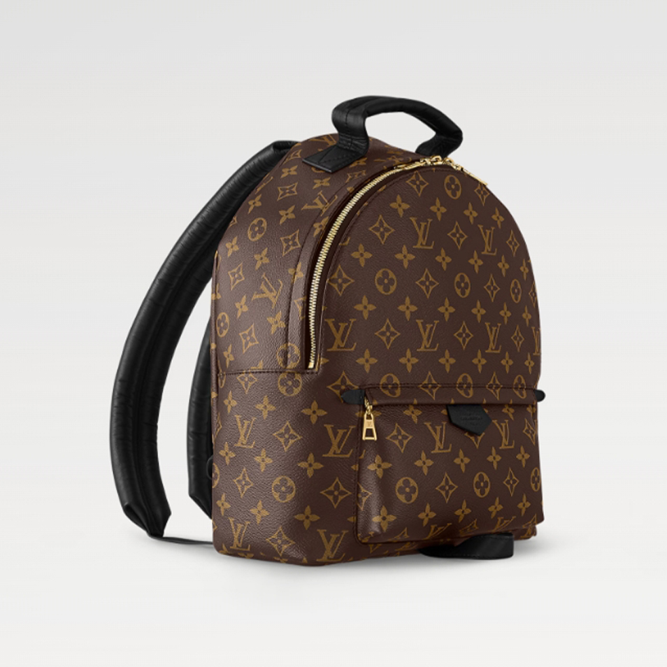 NIGO Louis Vuitton Women's Palm Springs Small Shoulder Bag Logo Printed Zipper Closure Cowhide Backpack Solid Color Casual Bags #nigo71892
