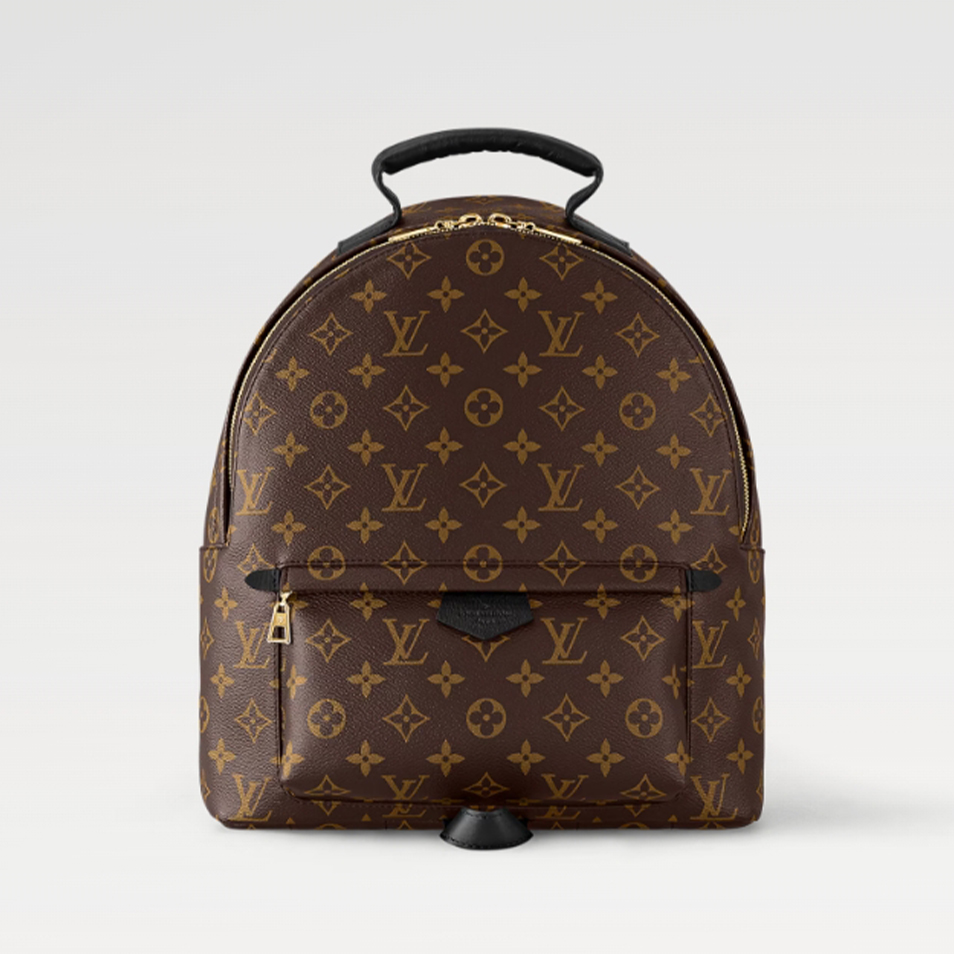 NIGO Louis Vuitton Women's Palm Springs Small Shoulder Bag Logo Printed Zipper Closure Cowhide Backpack Solid Color Casual Bags #nigo71892