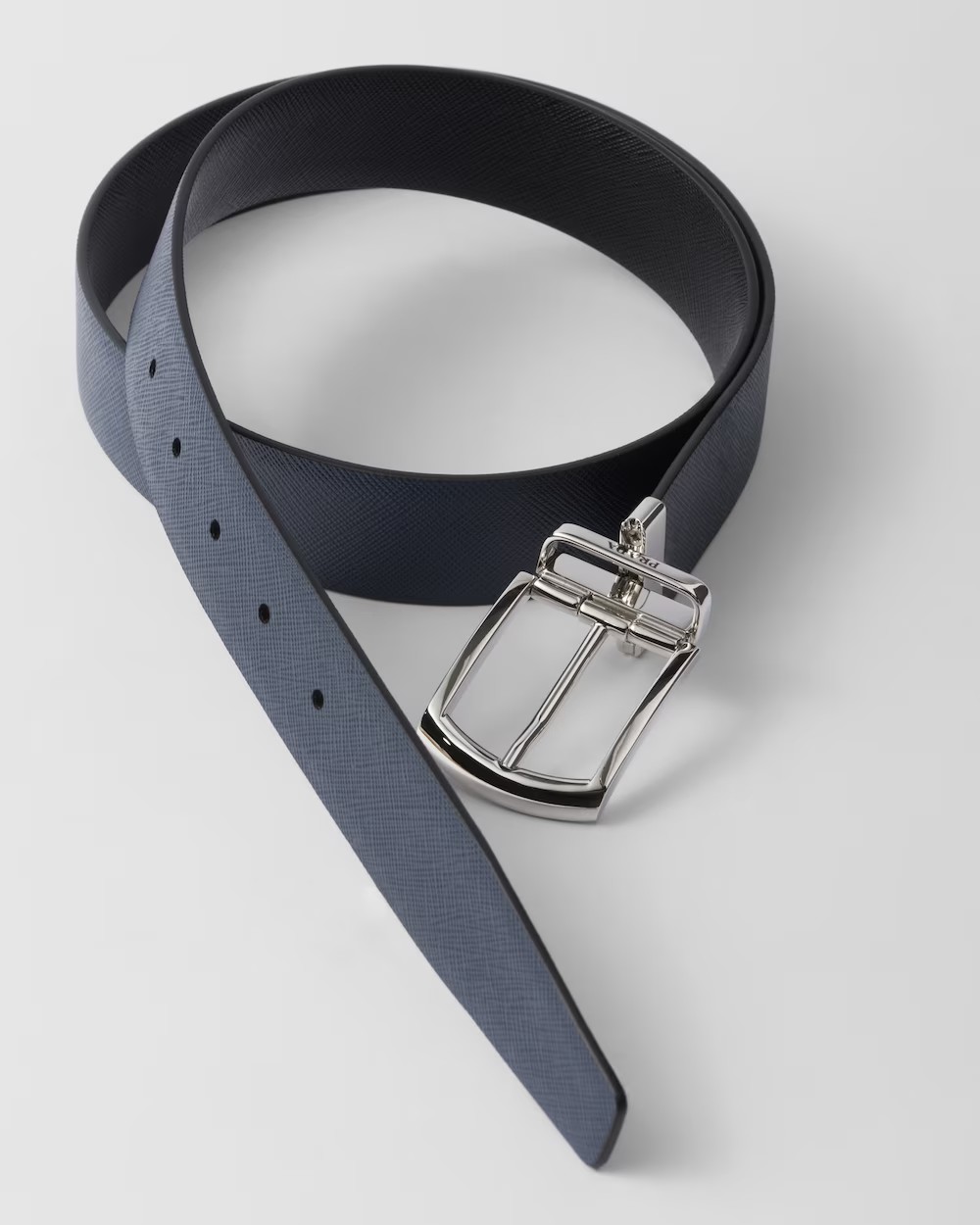 NIGO Prada Men's Reversible Saffiano Cow Leather Belt Casual Jewelry Accessories #nigo71917