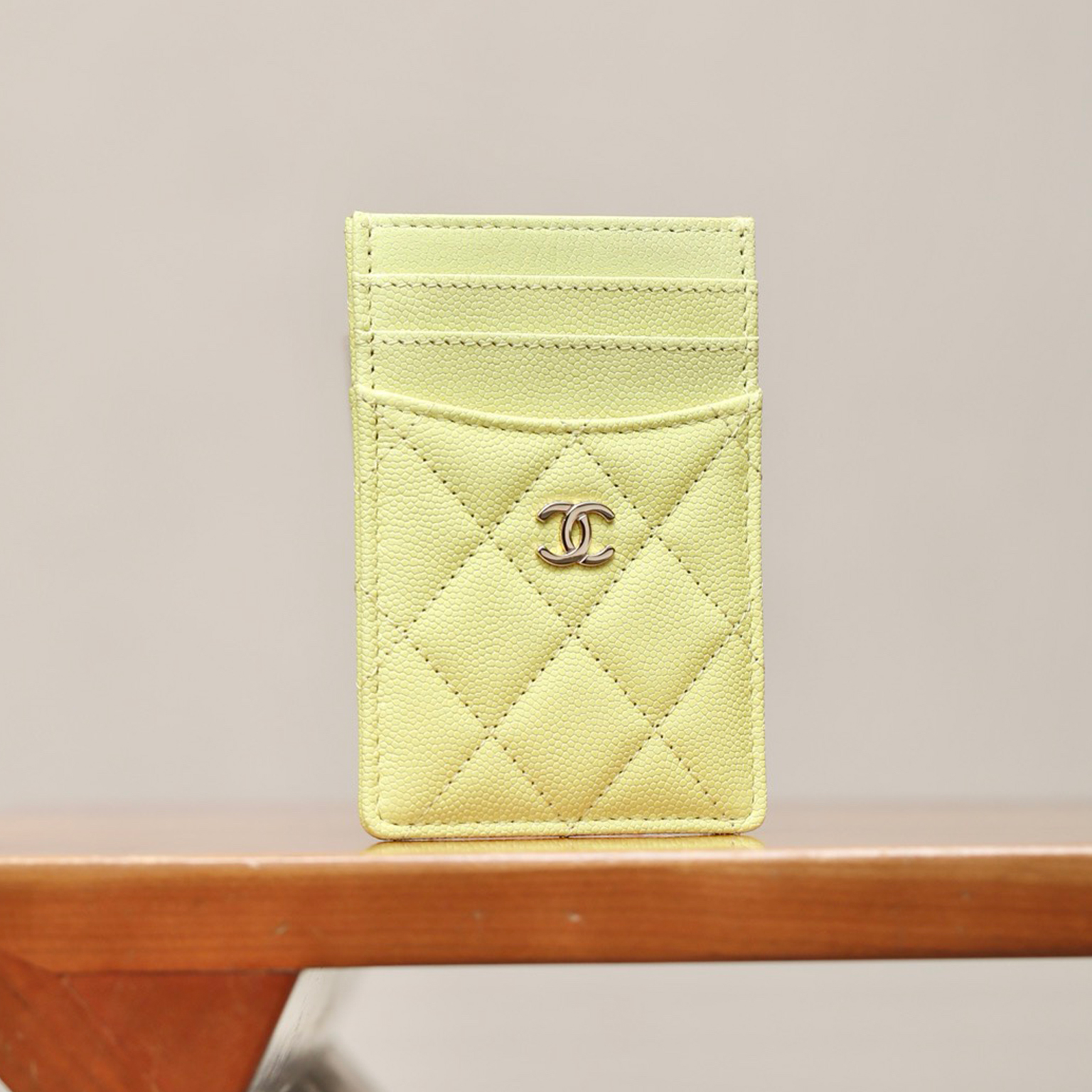 NIGO Chanel Women's Logo Checkered Solid Color Vertical Card Purse Wallet Casual Leather Bags Bag #nigo71927