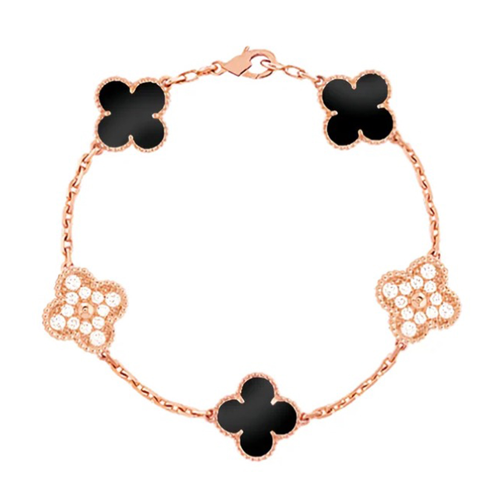 NIGO Van Cleef&Arpels Women's Fashion Four Leaf Clover Pattern Five Flower Vintage Alhambra Bracelet Jewelry Accessories #nigo71926