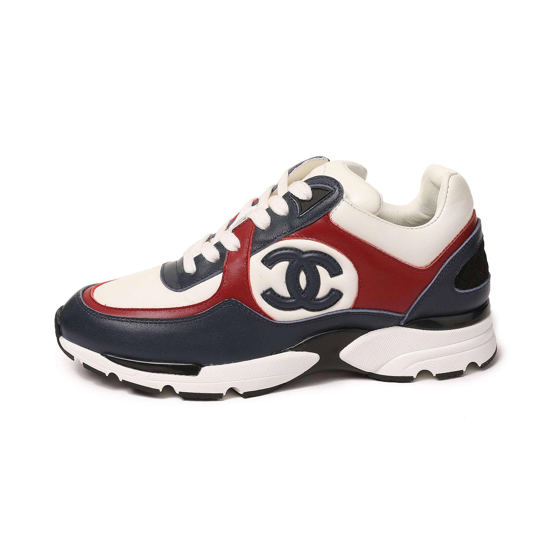 NIGO Chanel Women's Men's Cowhide Colorblocking Fashion Spring And Summer Sneakers Trend Logo Strap Casual Shoes #nigo71868