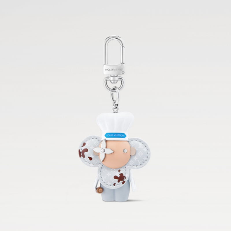 NIGO Louis Vuitton Men's And Women's Fashion Trend Logo Pendant Bag Hanging Decoration Solid Color Metal Leather Keychain Accessories #nigo71946