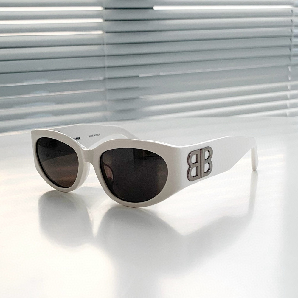 NIGO Balenciaga Men's and Women's Solid Colour Legs BB Logo Acetate Irregular Shape Sunglasses Eyeglasses Glasses #nigo75193