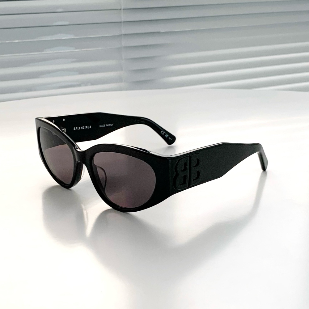 NIGO Balenciaga Men's and Women's Solid Colour Legs BB Logo Acetate Irregular Shape Sunglasses Eyeglasses Glasses #nigo75193