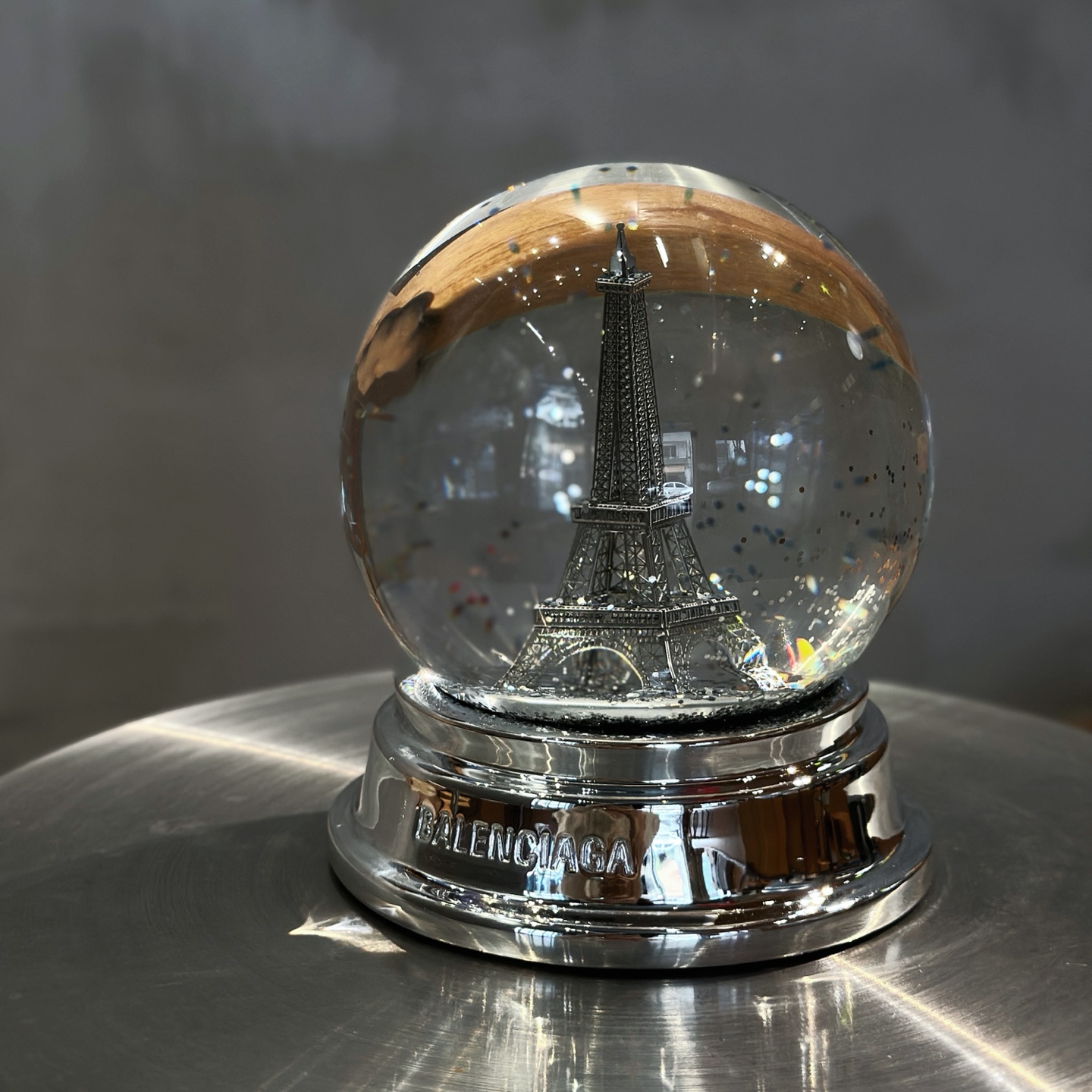 NIGO Balenciaga Silver Paris Tower Crystal Ball Decoration #nigo75218