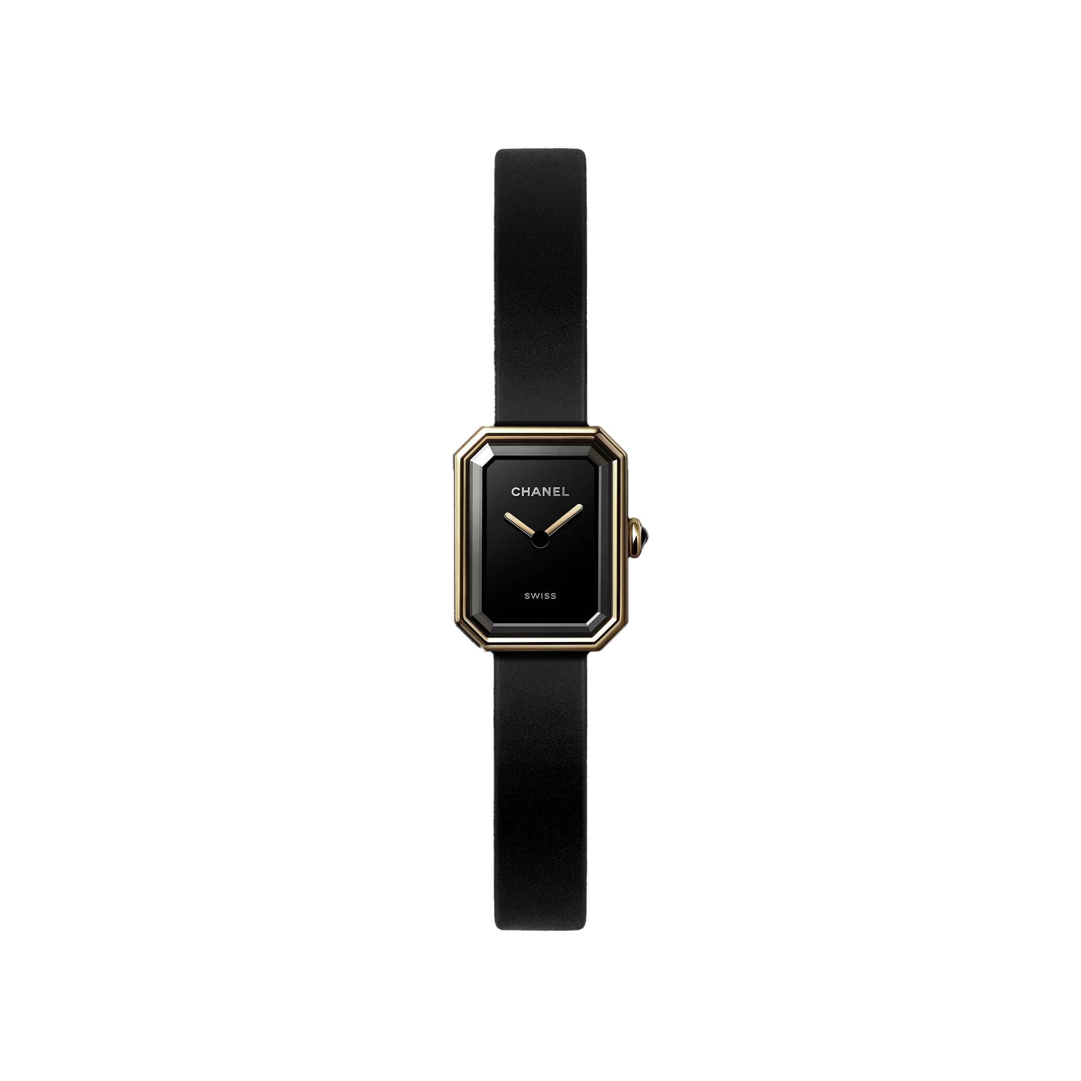 NIGO Chanel Première Ribbon Watch Diamond-set Dial Temperament Fashionable And Elegant Watch Black Dial 18k Gold Square Watch Accessories #nigo71955