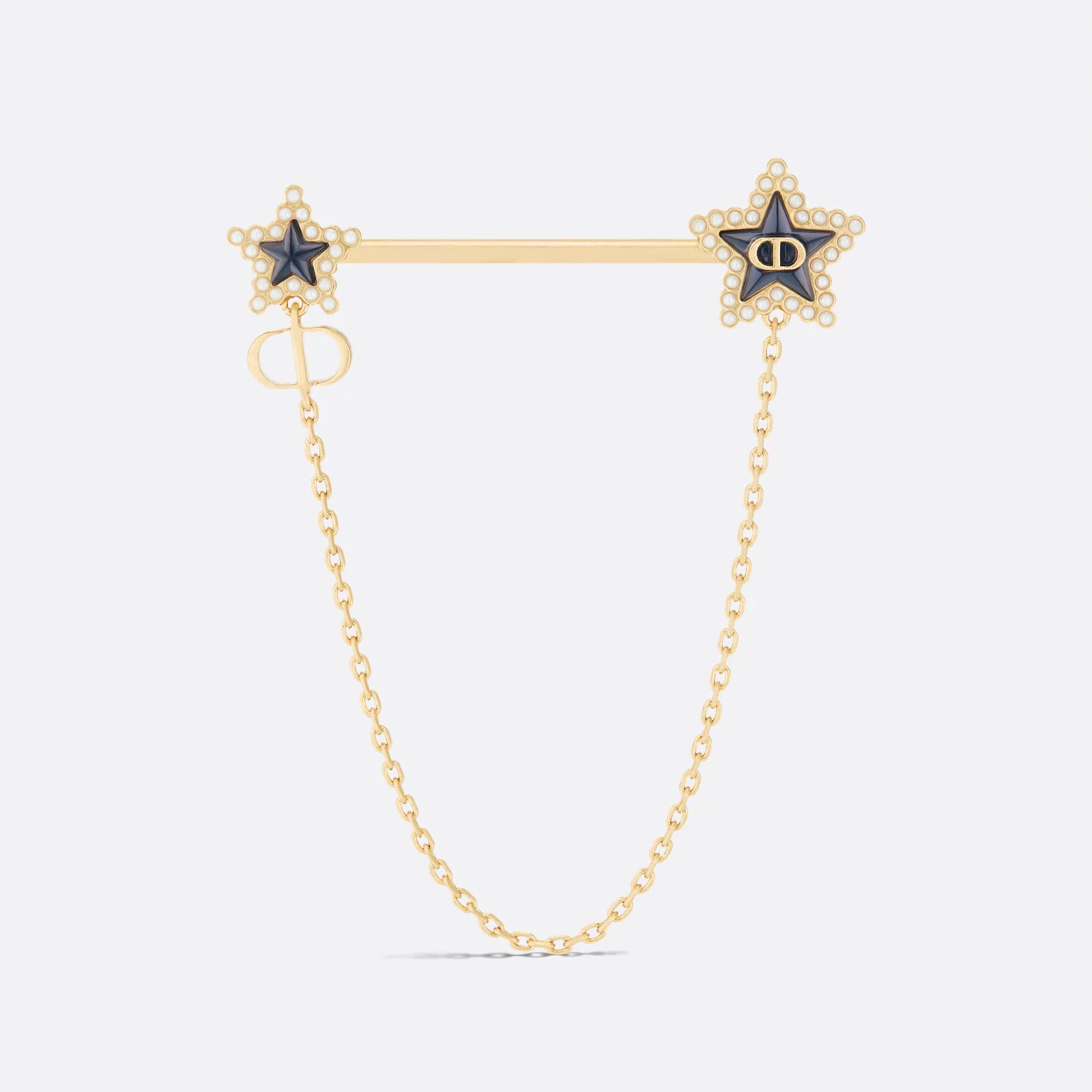 NIGO Dior Petit CD Lucky Baroque Women's Star CD Round Pattern Metal Earrings Pendant Necklace Ring Brooch Jewelry #nigo75215