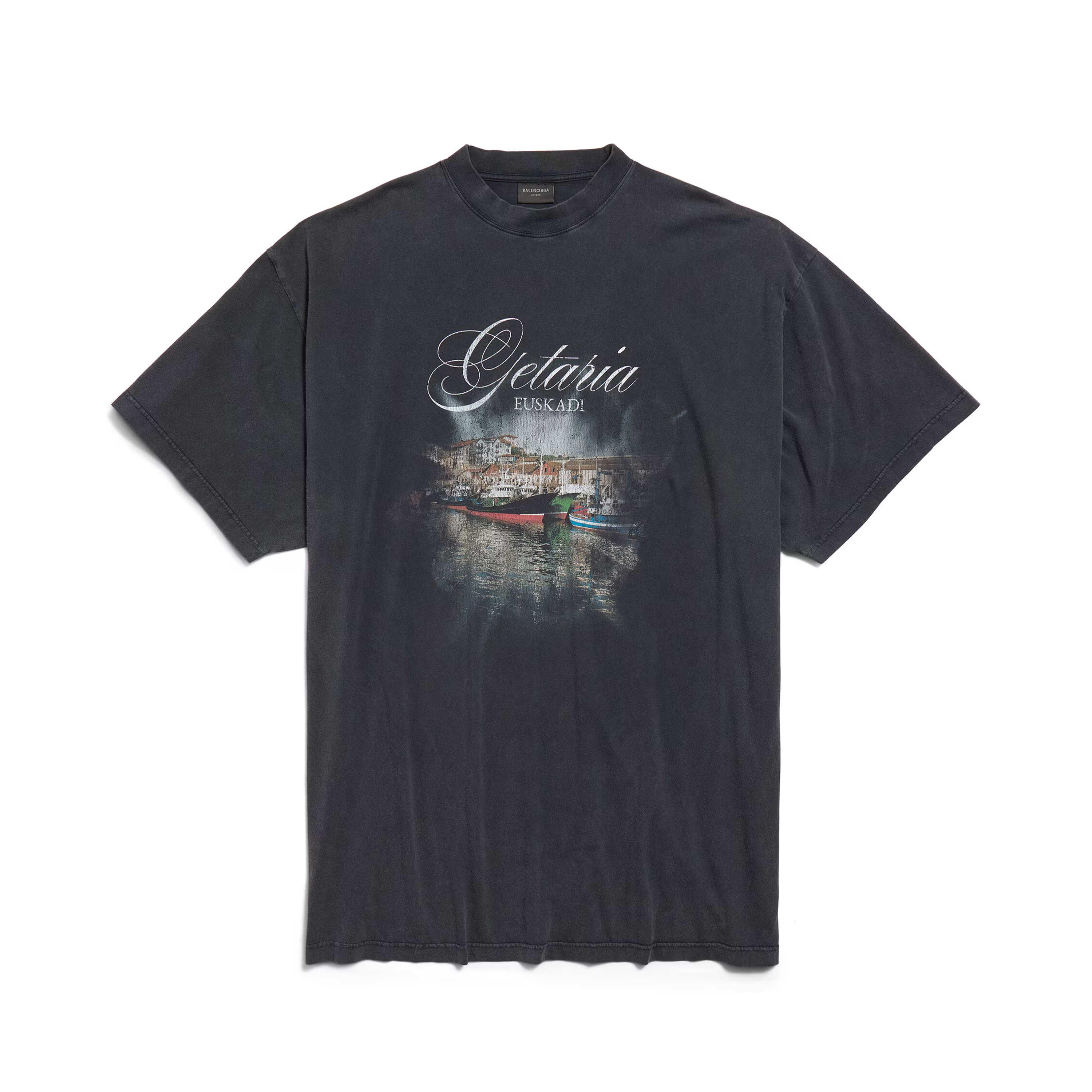 NIGO Balenciaga Men's Summer Logo Printed Faded Solid Color Round Neck Pullover Oversized Getaria Short Sleeve T-shirt Ngvp #nigo9937