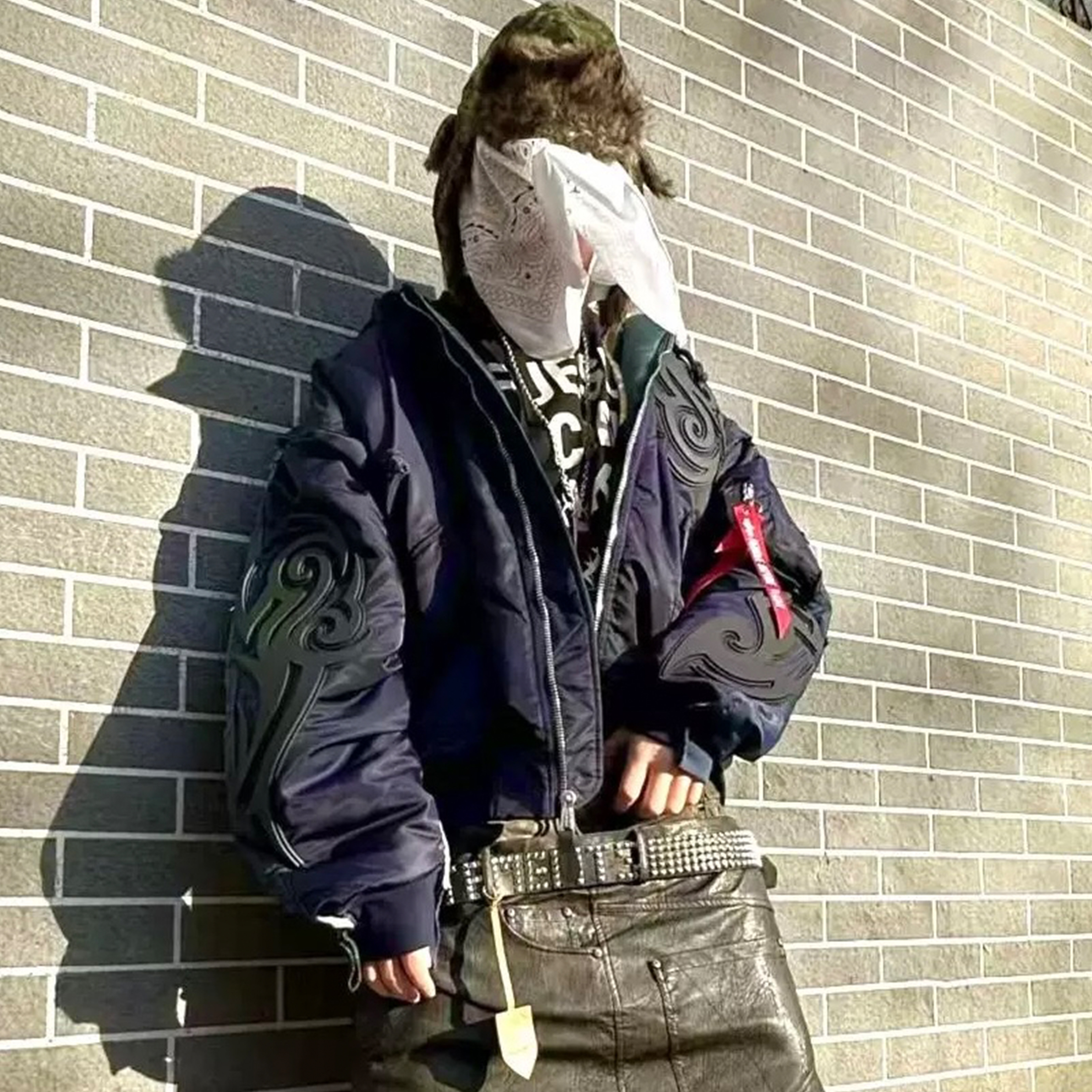 NIGO Vetements Men's Autumn And Winter Blue Hooded High Street Cotton Jacket Fashion Retro Trend Applique Zip Jacket Ngvp #nigo9939