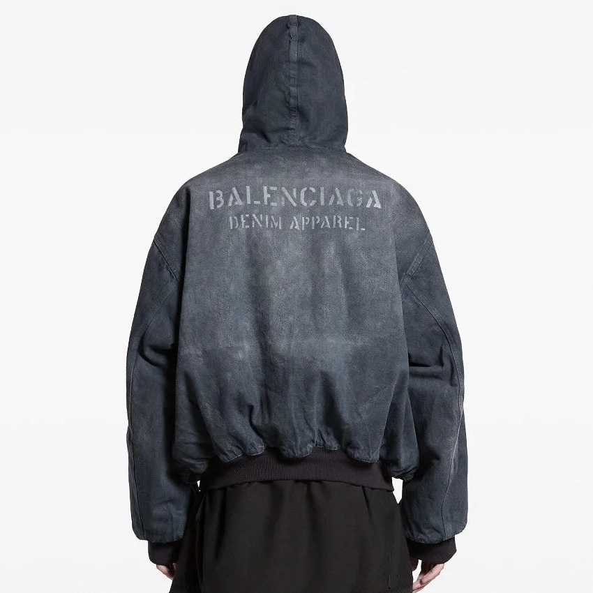 NIGO Balenciaga Men's And Women's Spring And Fall Letter Logo Loose Hooded Long Sleeved Zipper Jacket #nigo75249
