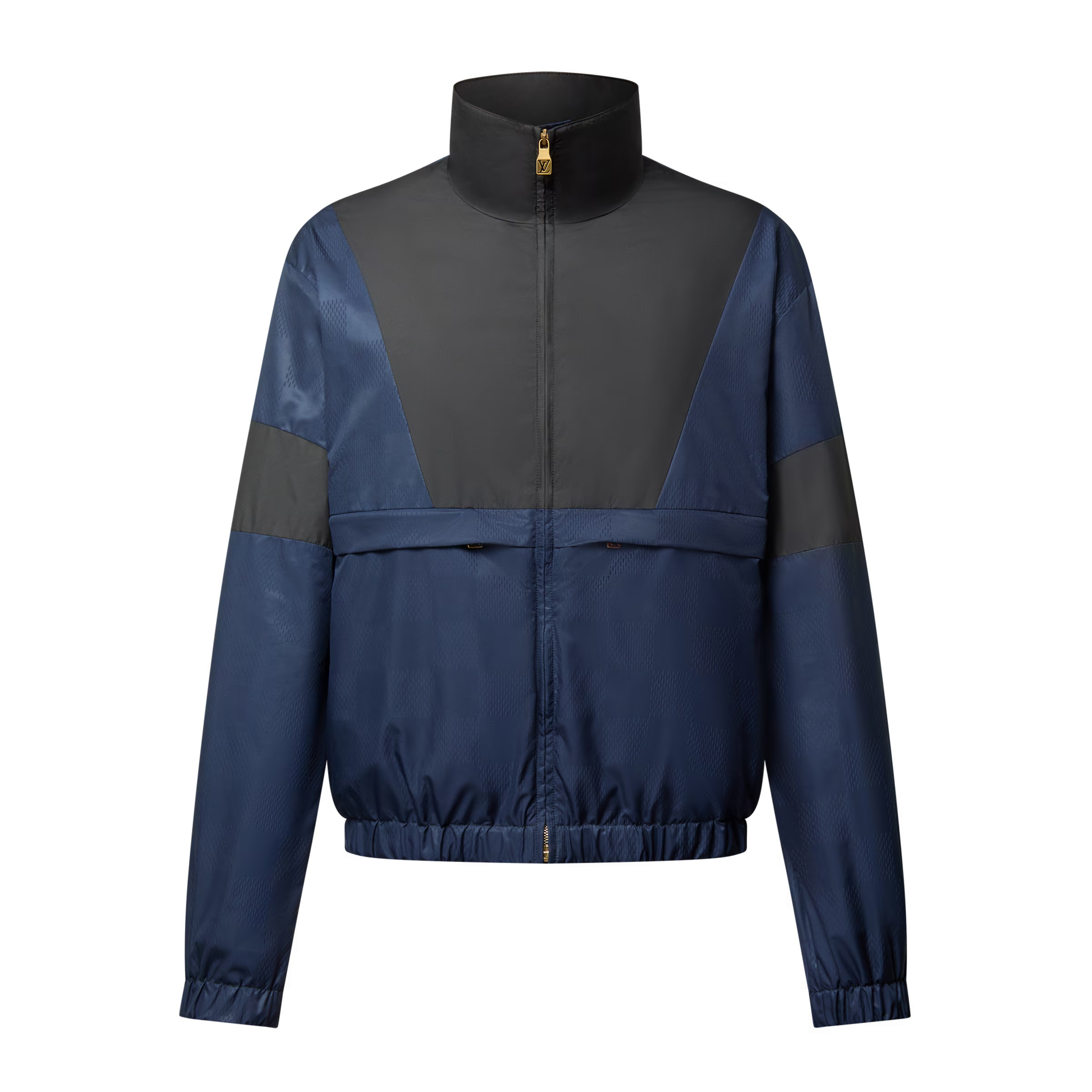 NIGO Louis Vuitton Men's Spring & Autumn Colorblocking High Collar Zipper Closure Long Sleeve Jacket Logo Pattern Embossed Elastic Waist Casual Pants Suit Set #nigo75266