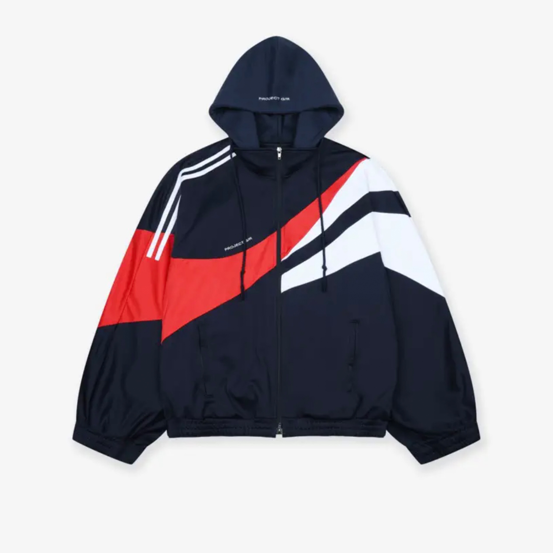 NIGO GRAILZ Men's Women's Spring New Splicing College Style Fake Two Piece Retro Zip Sports Hooded Jacket Ngvp #nigo71968