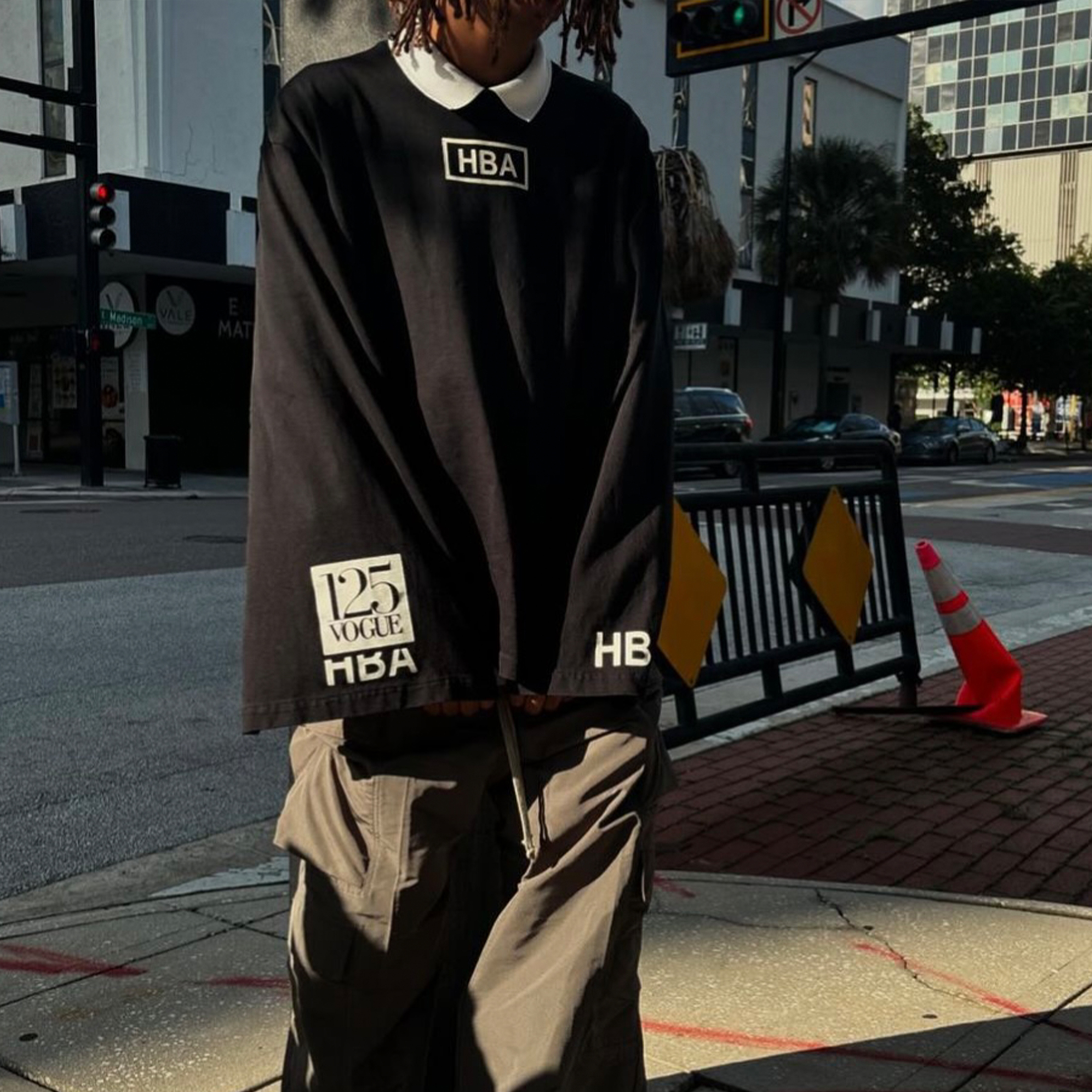 NIGO HOOD BY AIR Men's Retro Printed Letter Oversize Long Sleeve Round Neck T-shirt High Street Spring Summer Versatile Tops Ngvp #nigo9953