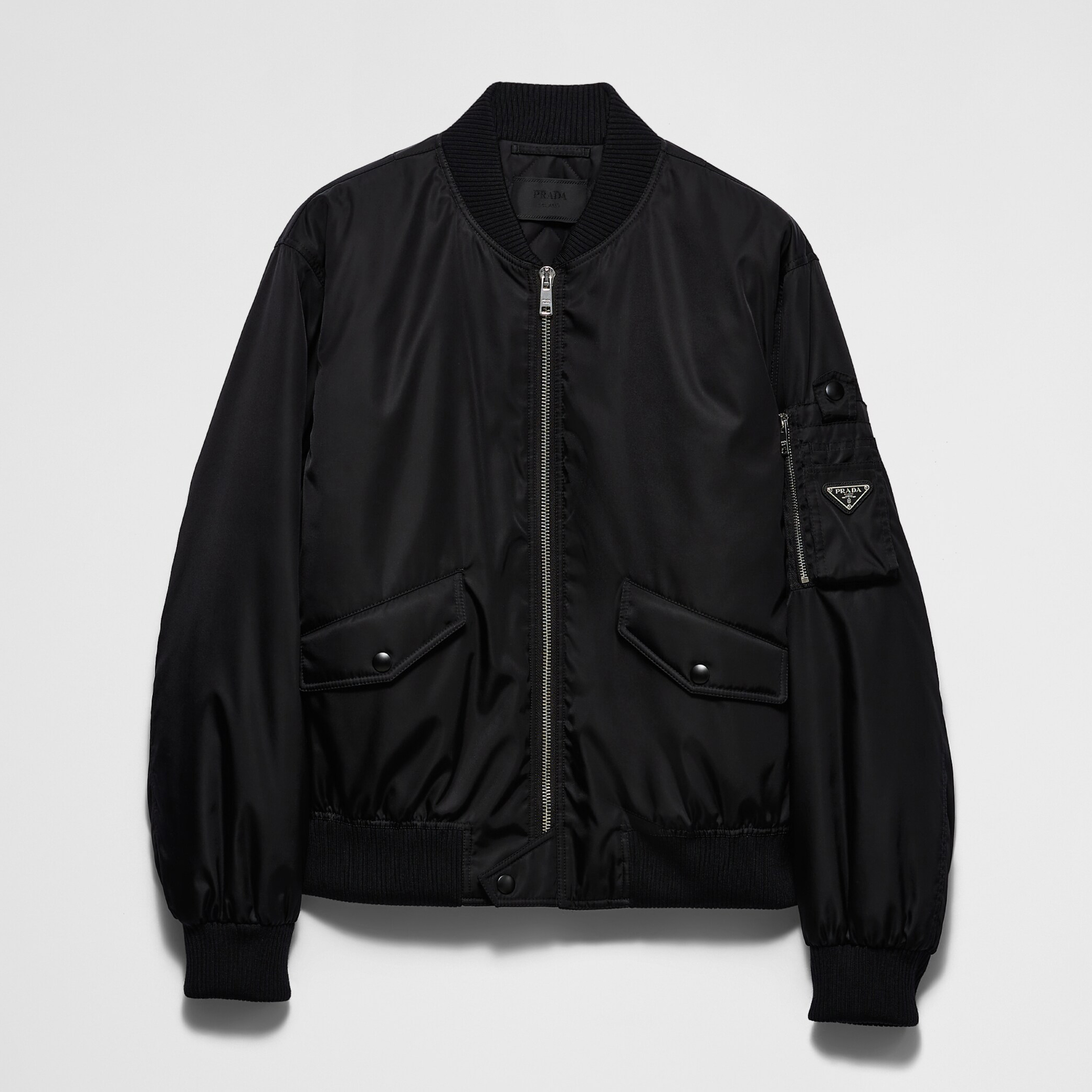 NIGO Prada Men's Fall And Winter Recycled Nylon Fabric Zipper Long Sleeve Jacket #nigo75271