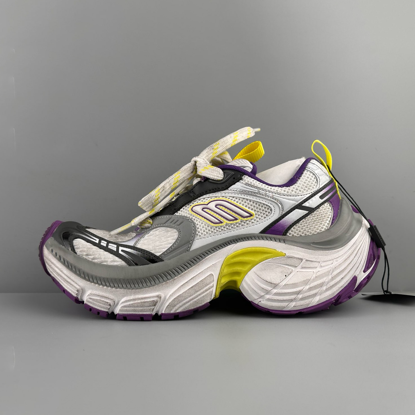 NIGO Balenciaga 6XL Men's and Women's Colorblocked Mesh Round Toe Drawstring Low Top Chunky Sneakers Shoes #nigo75284