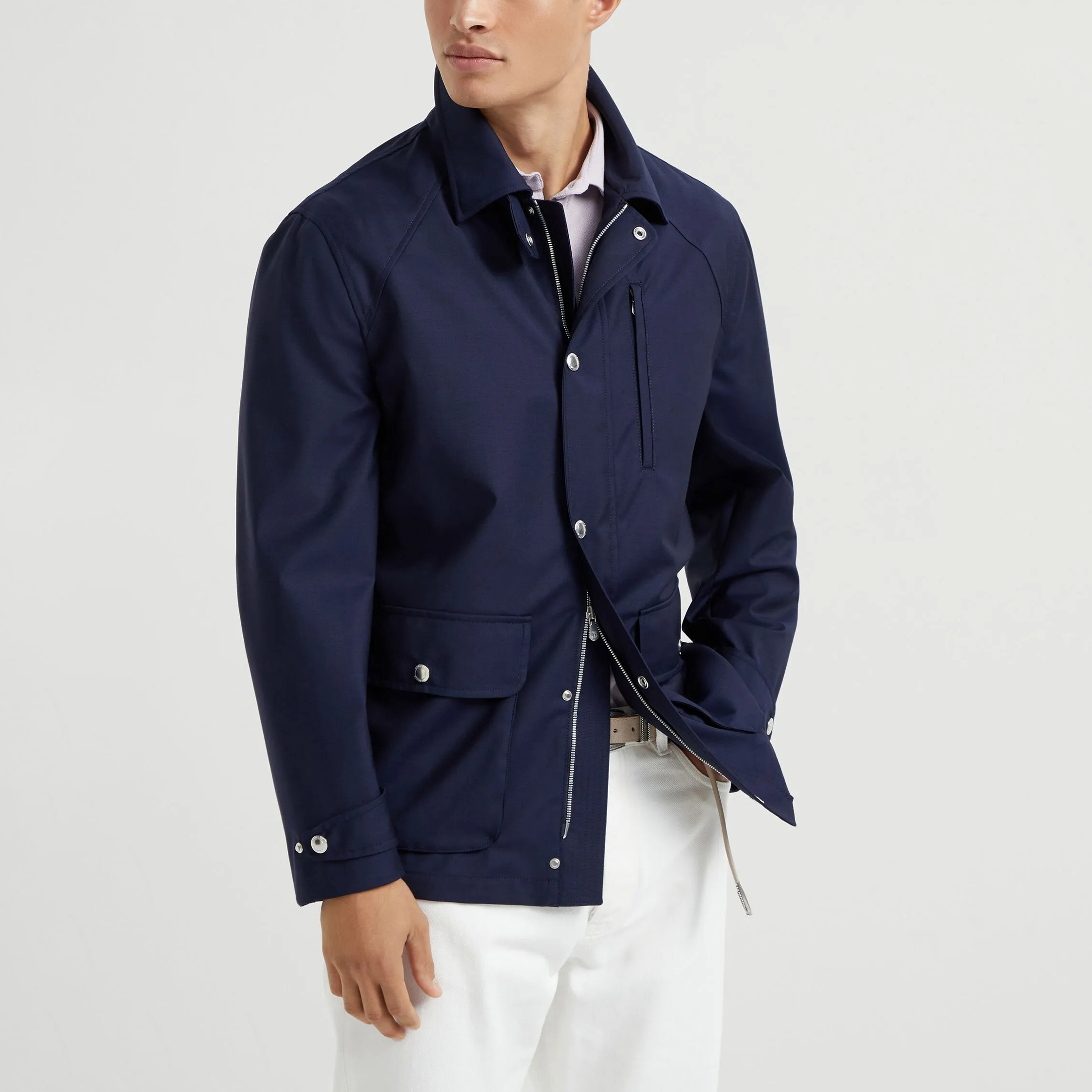 NIGO Brunello Cucinelli Men's Spring And Summer Fashion Shoulder Insert Sleeve Military Jacket Light And Comfortable Temperament Jacket Coat Ngvp #nigo9961