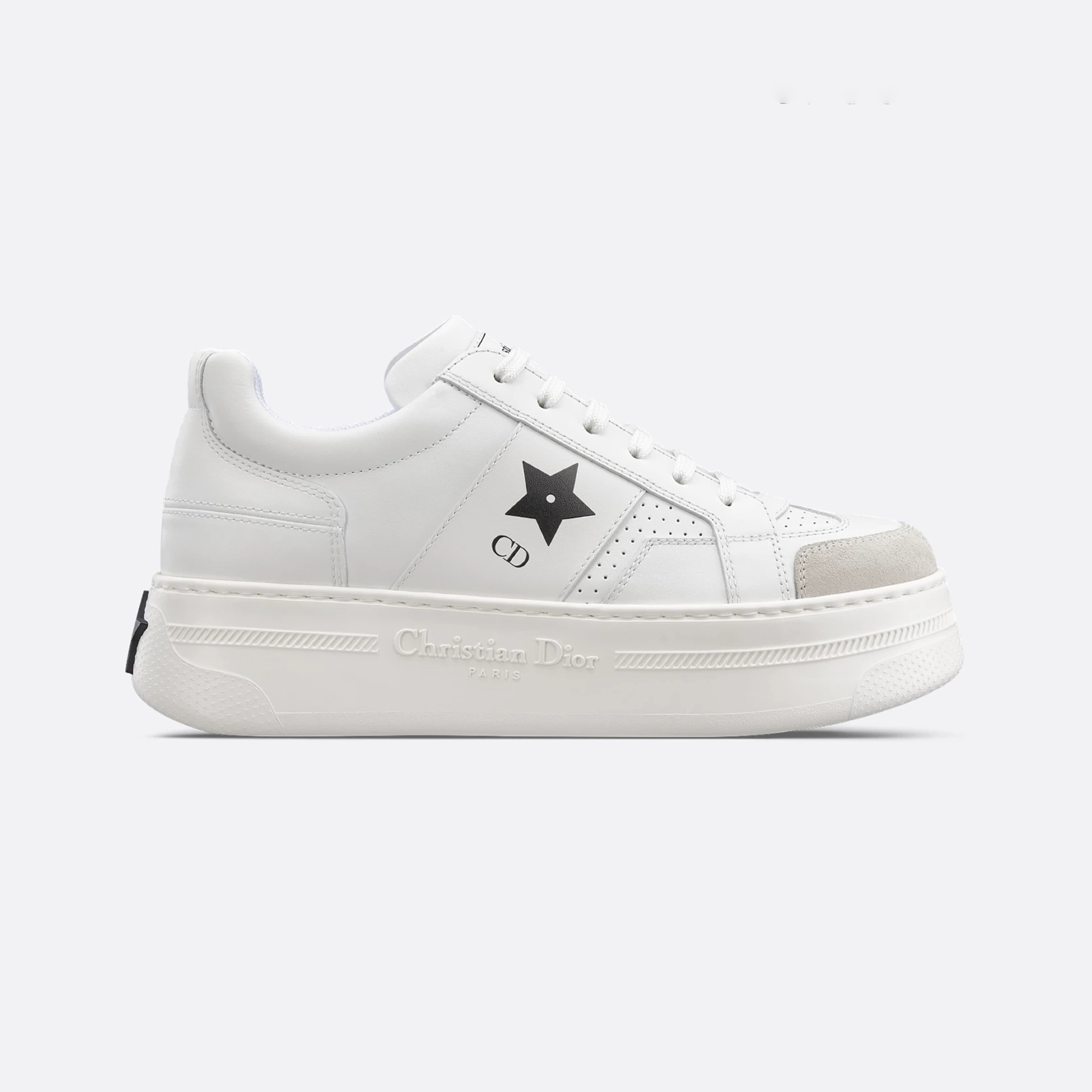 NIGO Dior Star Thick Bottom White Shoes Comfortable Fashion Trend Elegant Versatile Height Increasing Sneakers #nigo71999