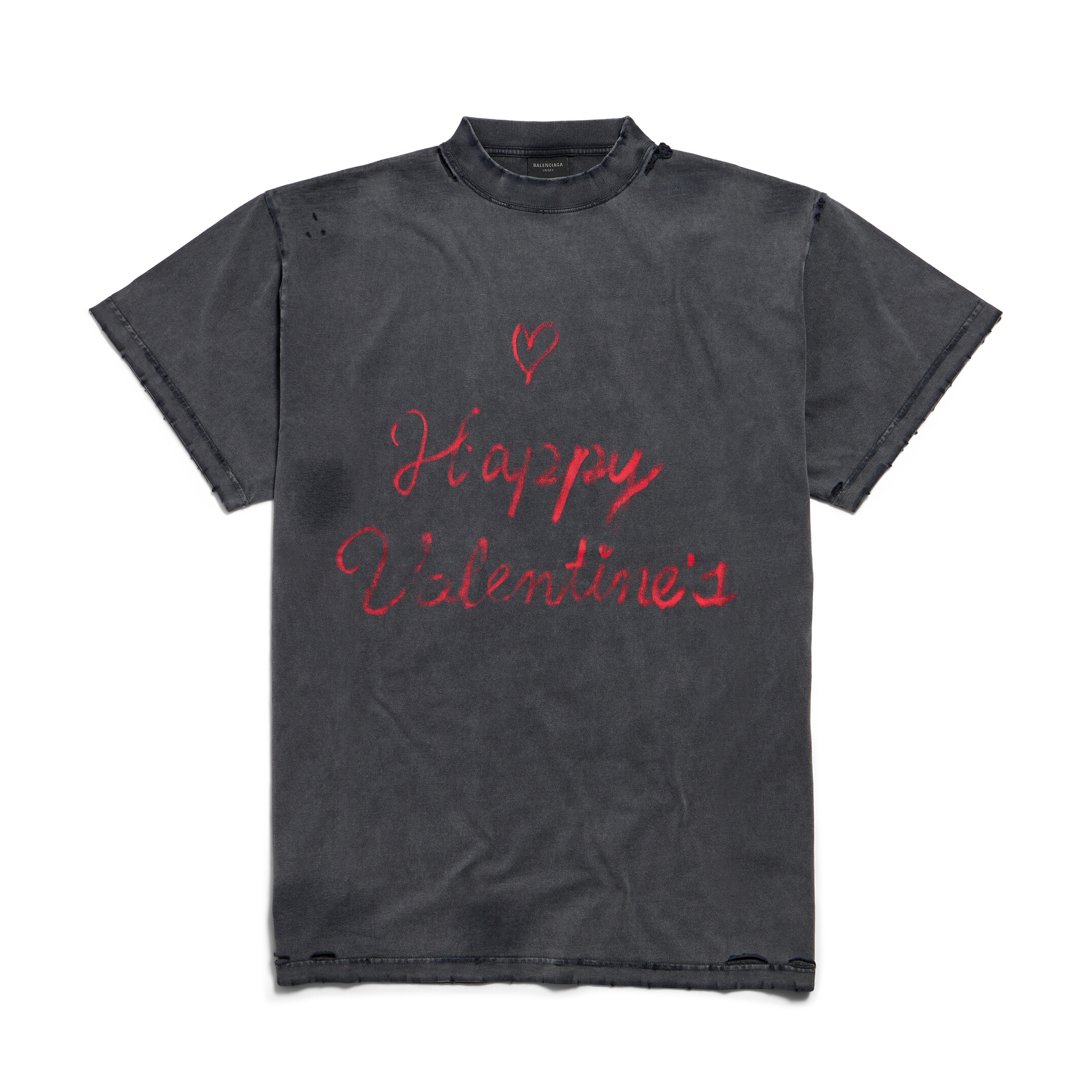 NIGO Balenciaga Women's Solid Color Letter Print Round Neck Regular Fit Cotton Short Sleeve T-Shirt #nigo75335