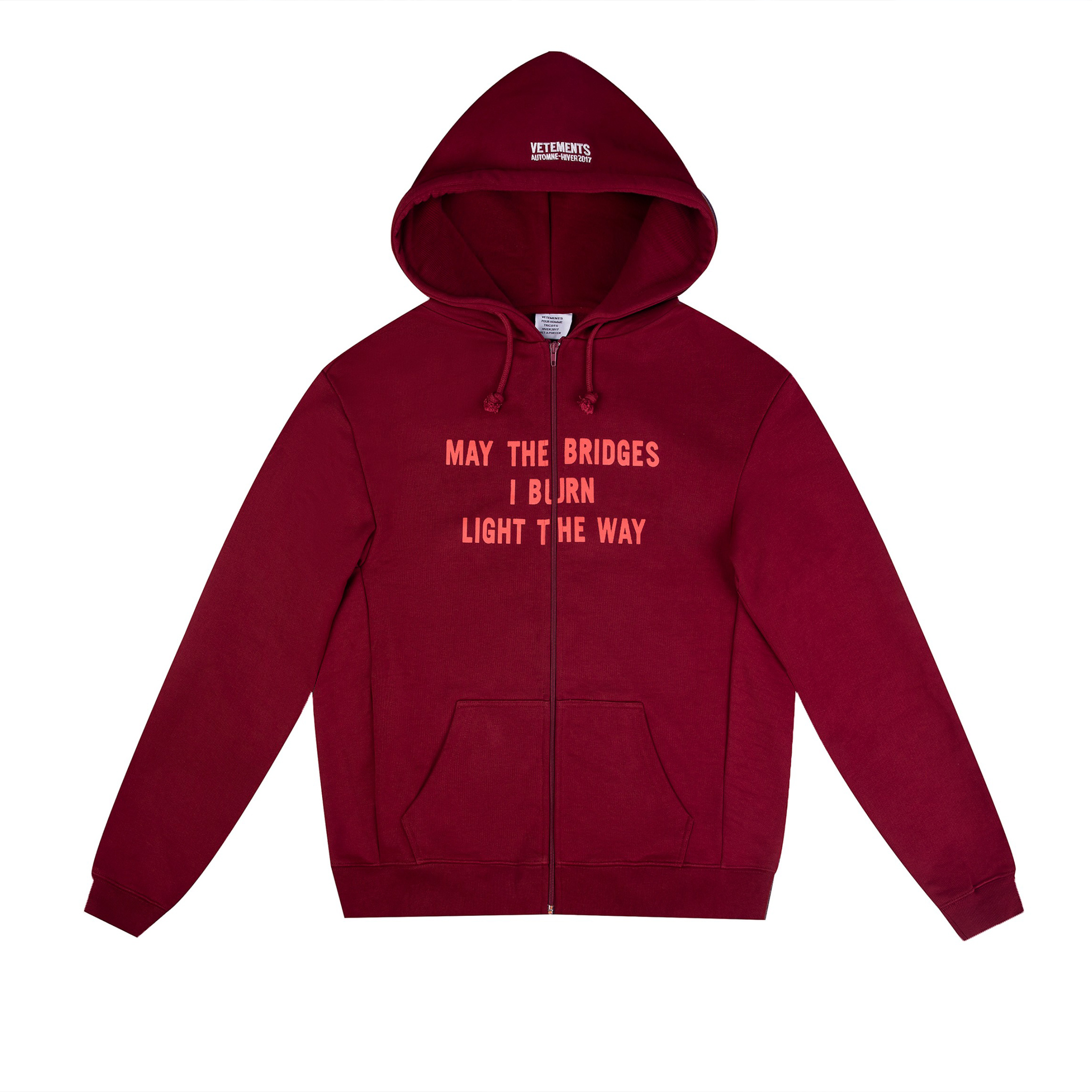 NIGO Vetements Men's Spring And Autumn Loose High Street Trend Hooded Zipper Jacket Red Letter Printed Personalized Fashion Jacket Sweatshirt Ngvp #nigo9975