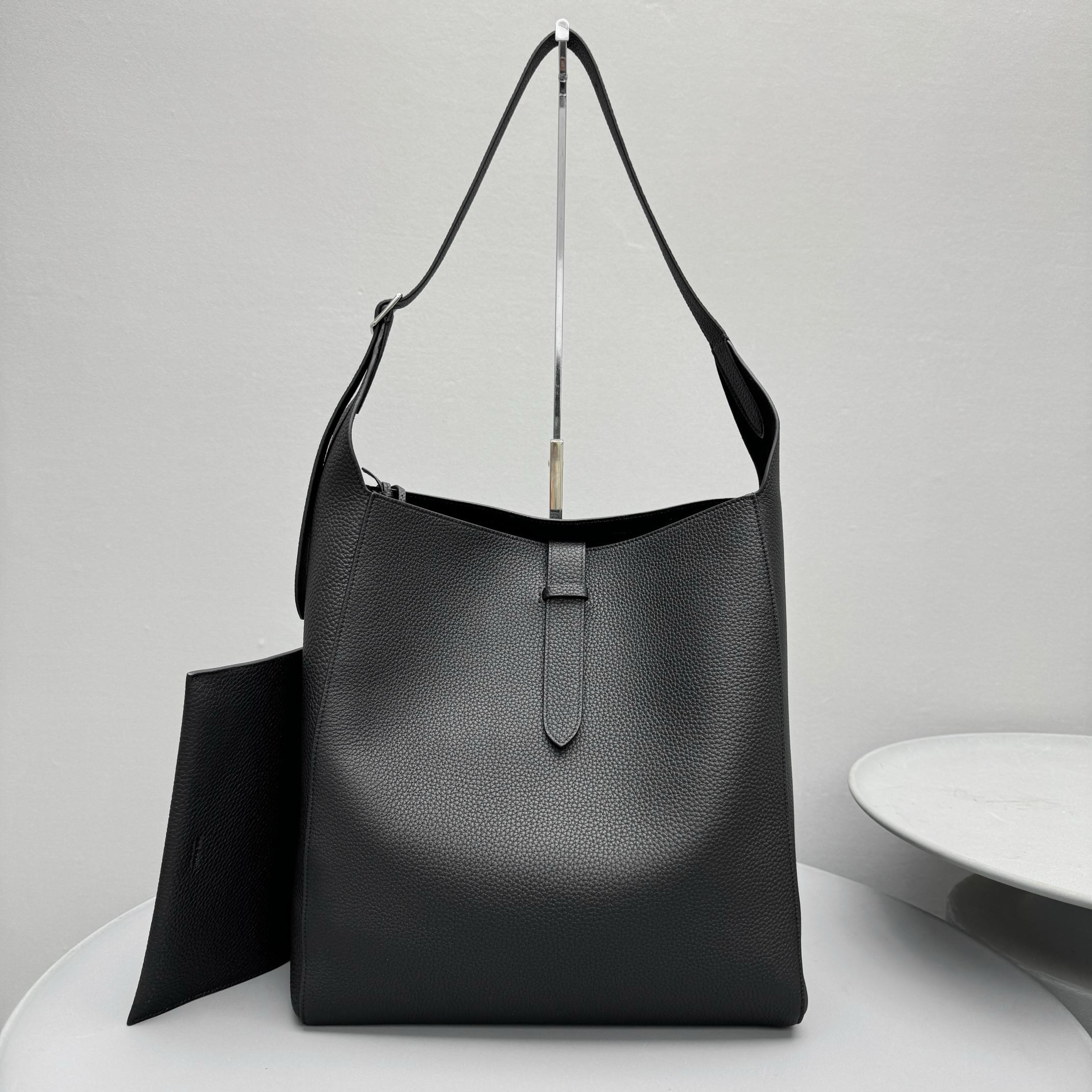 NIGO THE ROW Women‘s Fashion Solid Color Tote Leather Bucket Bag Bags Casual Handbag #nigo75348