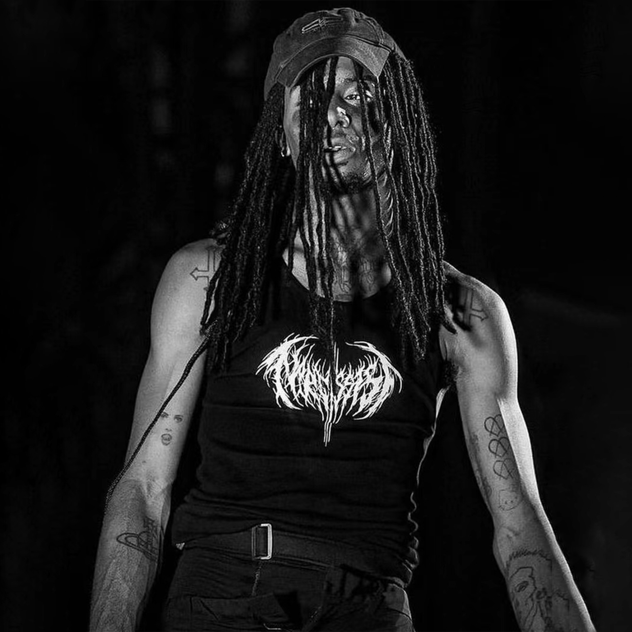 NIGO Opium Style Playboi Carti The Same Destruction Canvas Short-sleeved Bottom Vest Men's Sleeveless Solid Color High Street Trend Undershirt Cotton T-shirt Ngvp #nigo9984