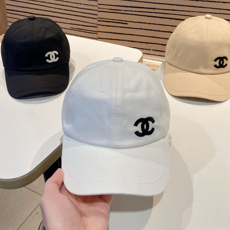 NIGO Chanel Men's and Women's Solid Color Embroidered Logo Cotton Duck Hat Cap #nigo75368